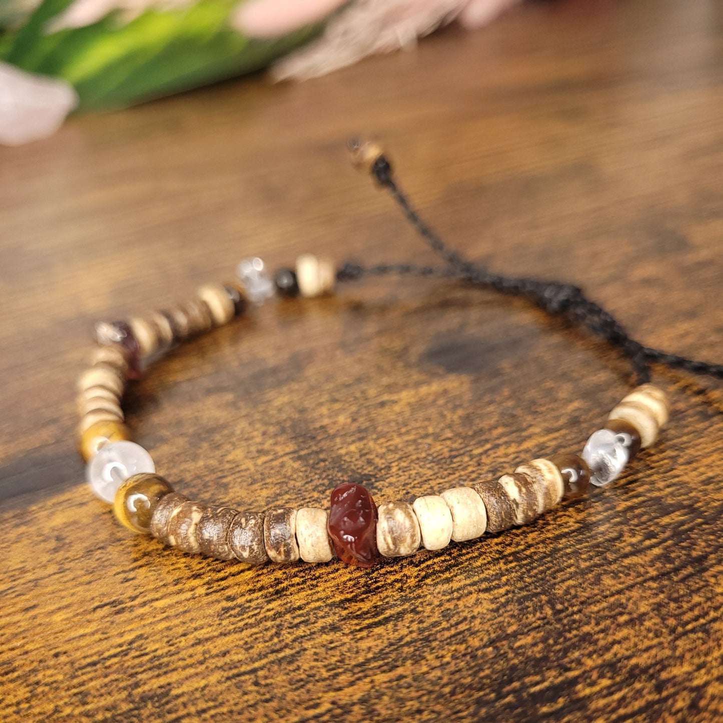 🎨 GESTALTE DEIN UNIKAT - Kokosperlen Armband im Surferstyle