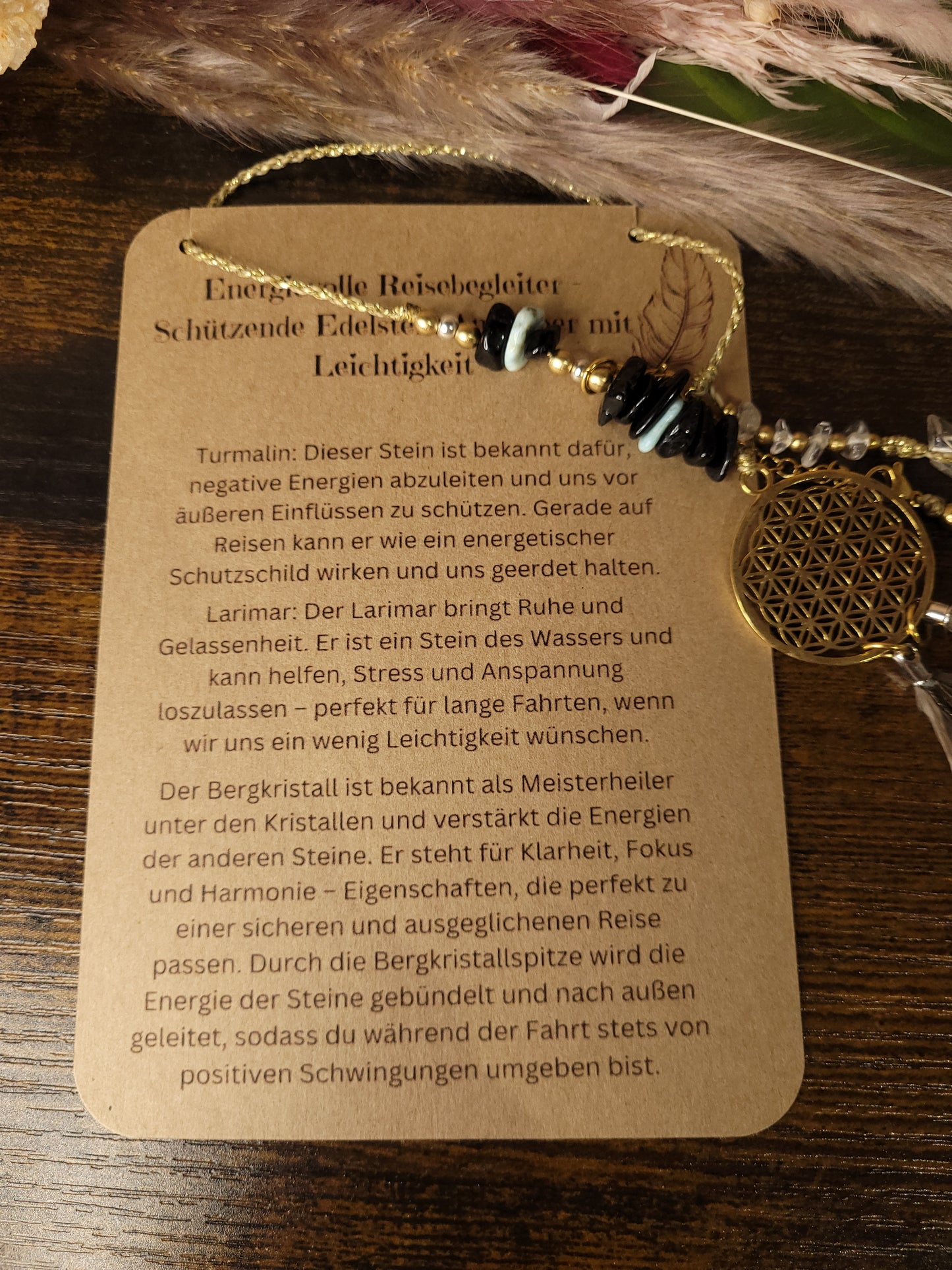 Autospiegel-Anhänger/Duftbaum -Energievoller Reisebegleiter Lebensblume