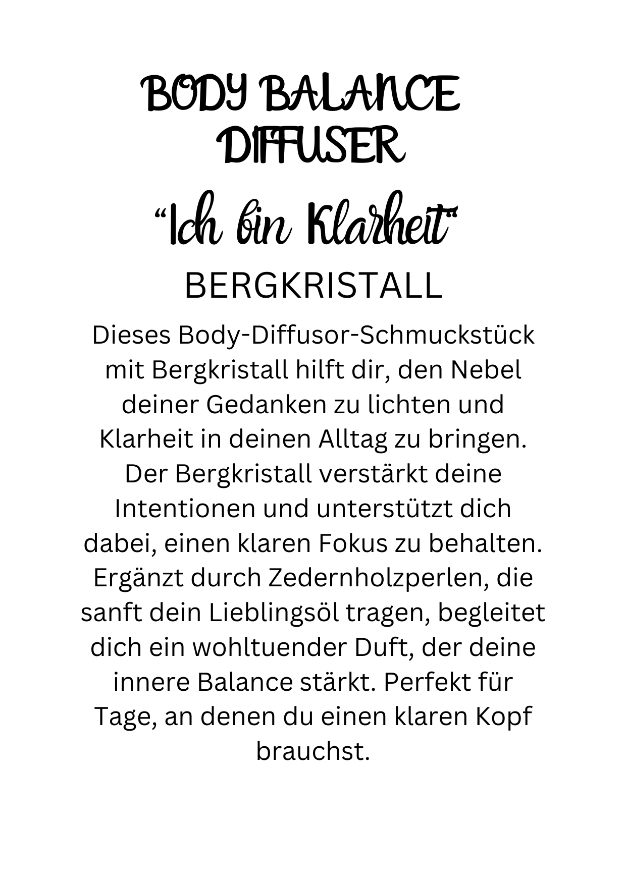 Body Balance Diffuser Ohrringe "Ich bin geschützt und stark" Gold/Caramel