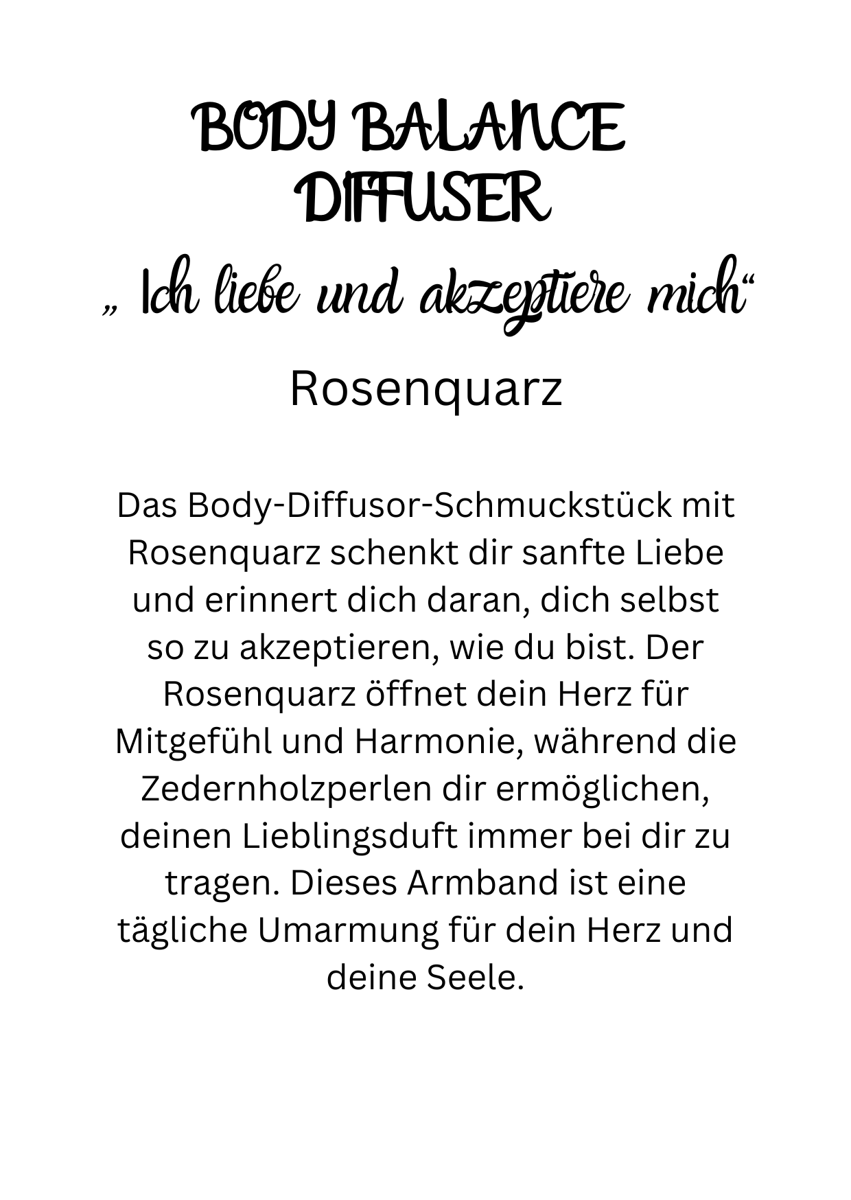 Body Balance Diffuser Ohrringe "Ich bin geschützt und stark" Gold/Caramel