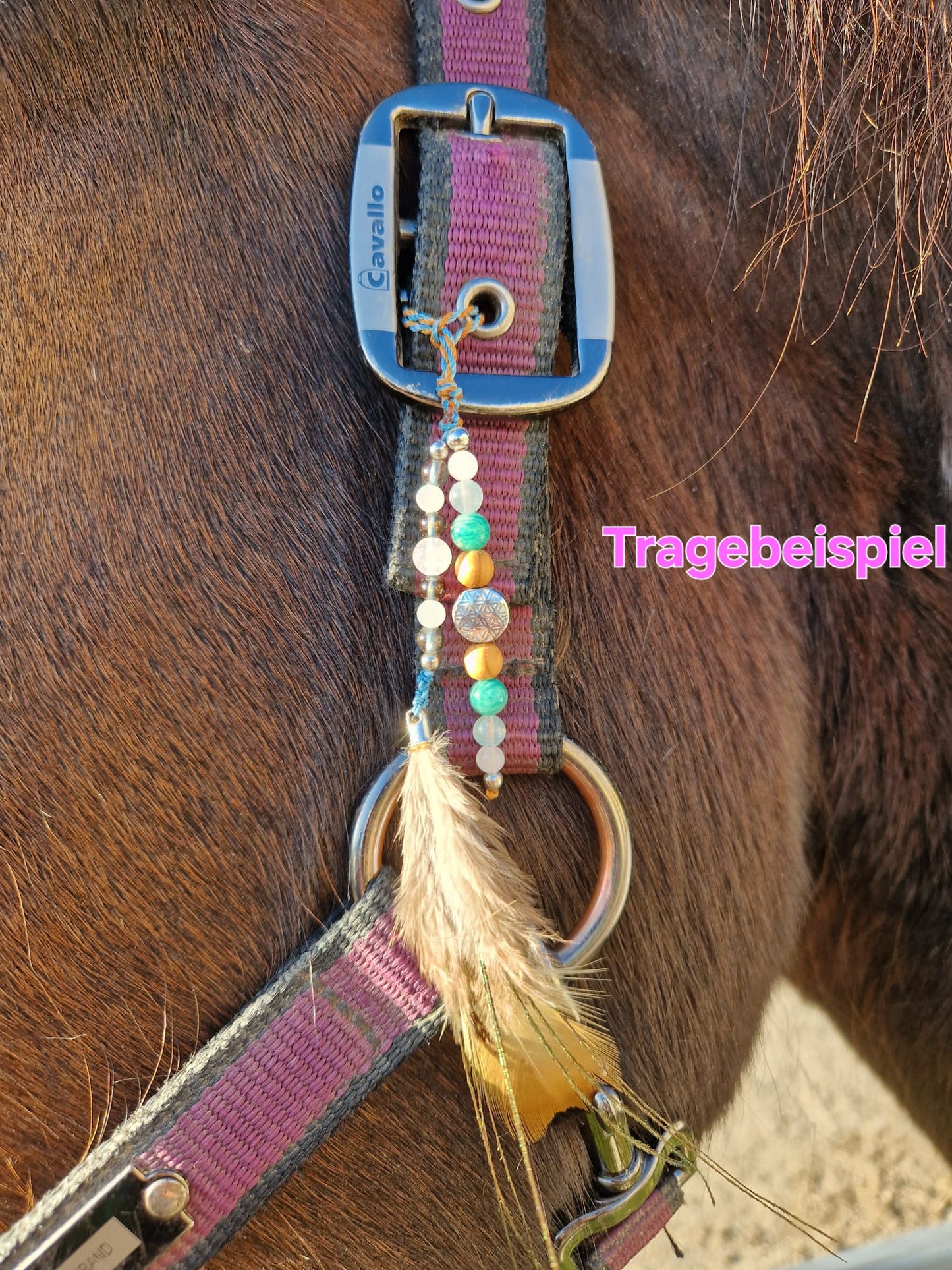 Pferdehalfter-Anhänger – Mut & innere Stärke