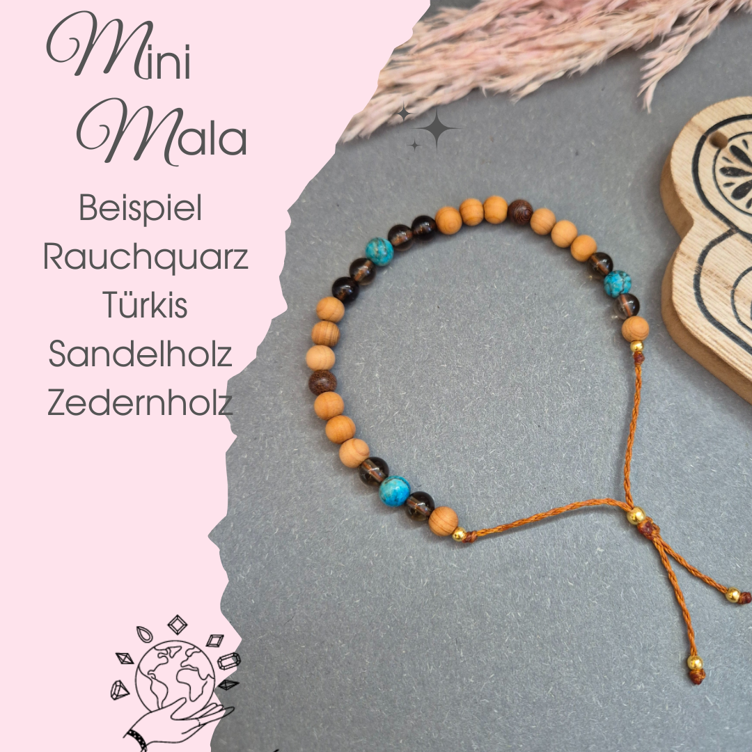 Deine Wunsch-Mini-Mala fürs Handgelenk – Individuell gestaltet !BEISPIELE!