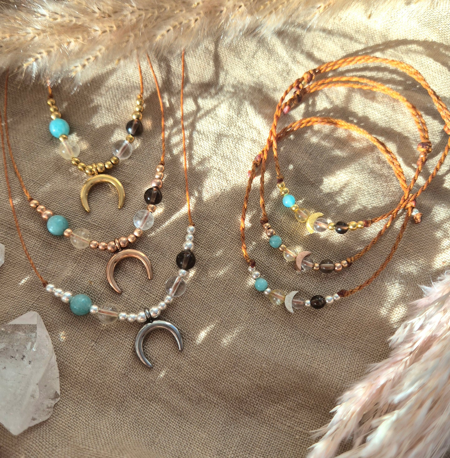 Mondphasen MOON MAGIC -Mondzyklus Kette Gold | Silber | Rosègold