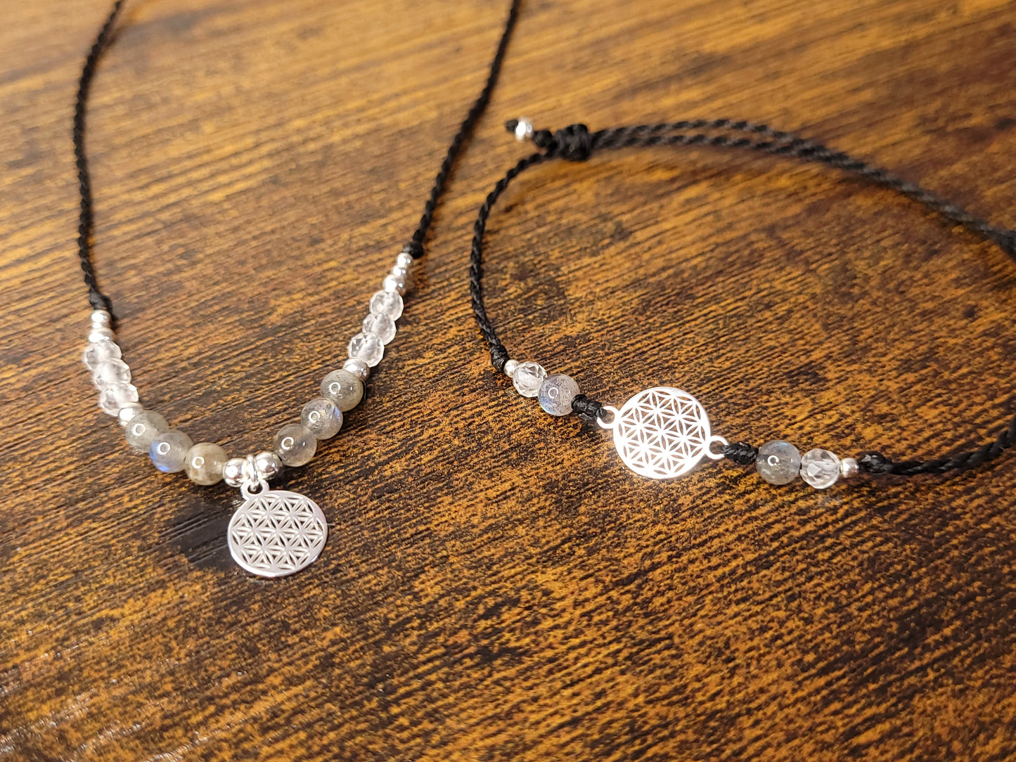 🎨 GESTALTE DEIN UNIKAT - VIVARA Armband "Lebensblume/Lebensbaum" Silber/Gold