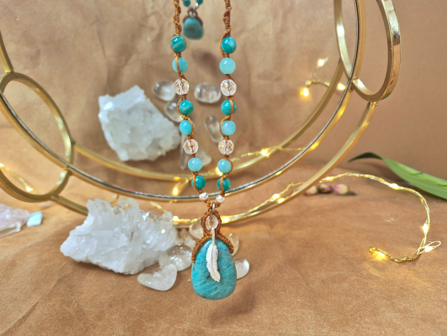 Amazonit Kette - Gelassenheit