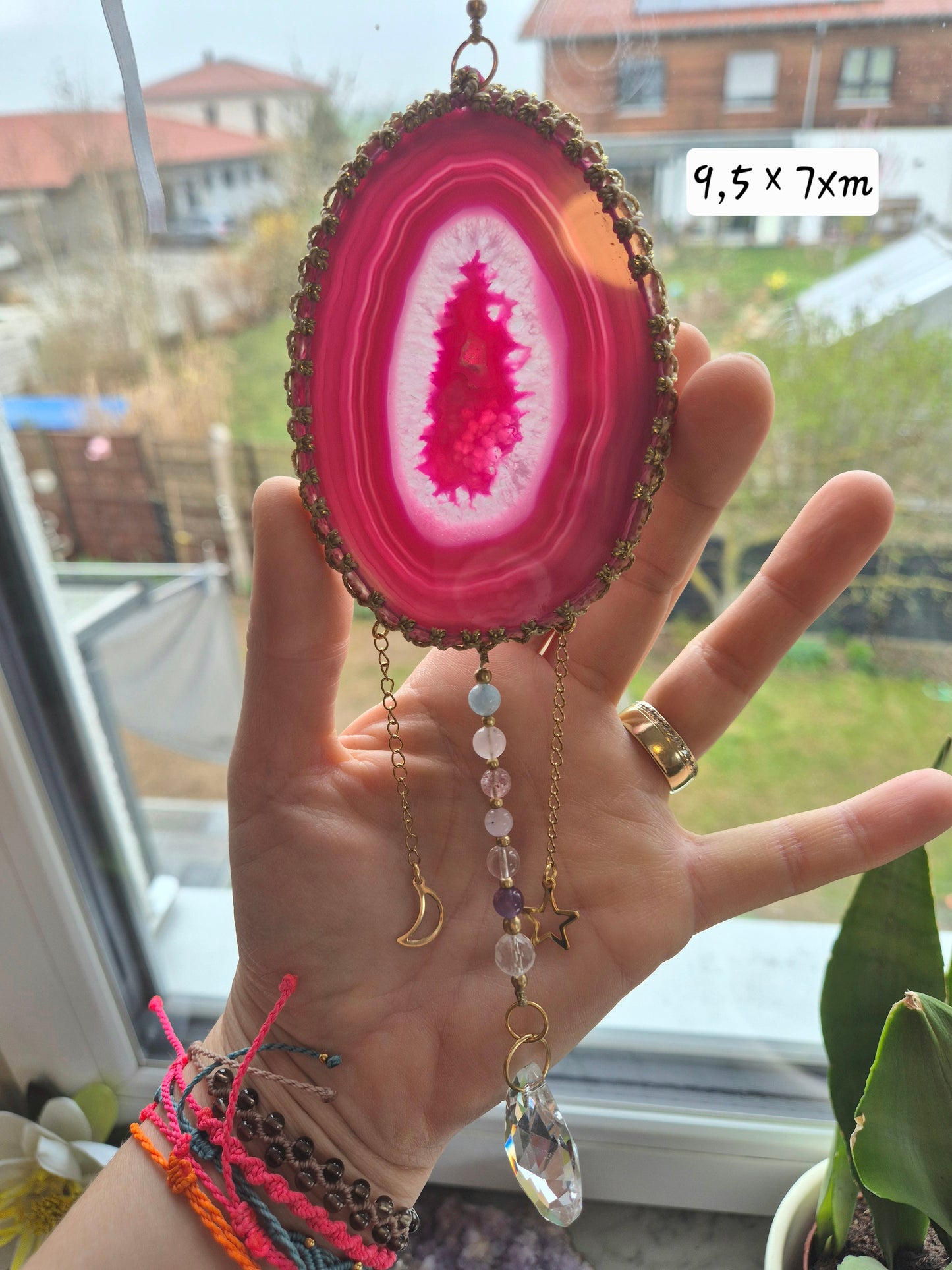 🚚LUMARIA Einzigartiger Sonnenfänger mit Achatscheibe