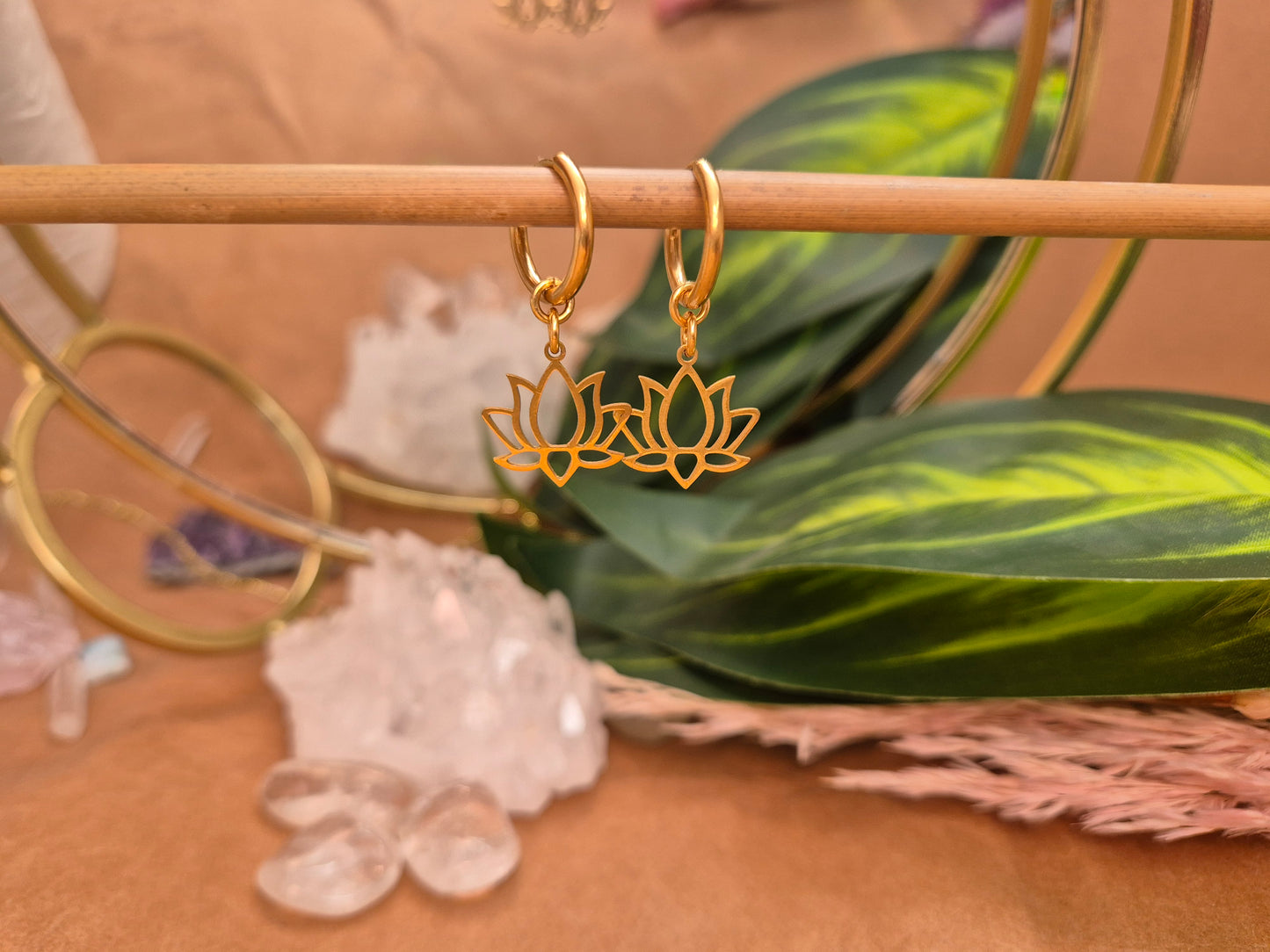 🚚 Creolen Lotusblüte/Wechselanhänger