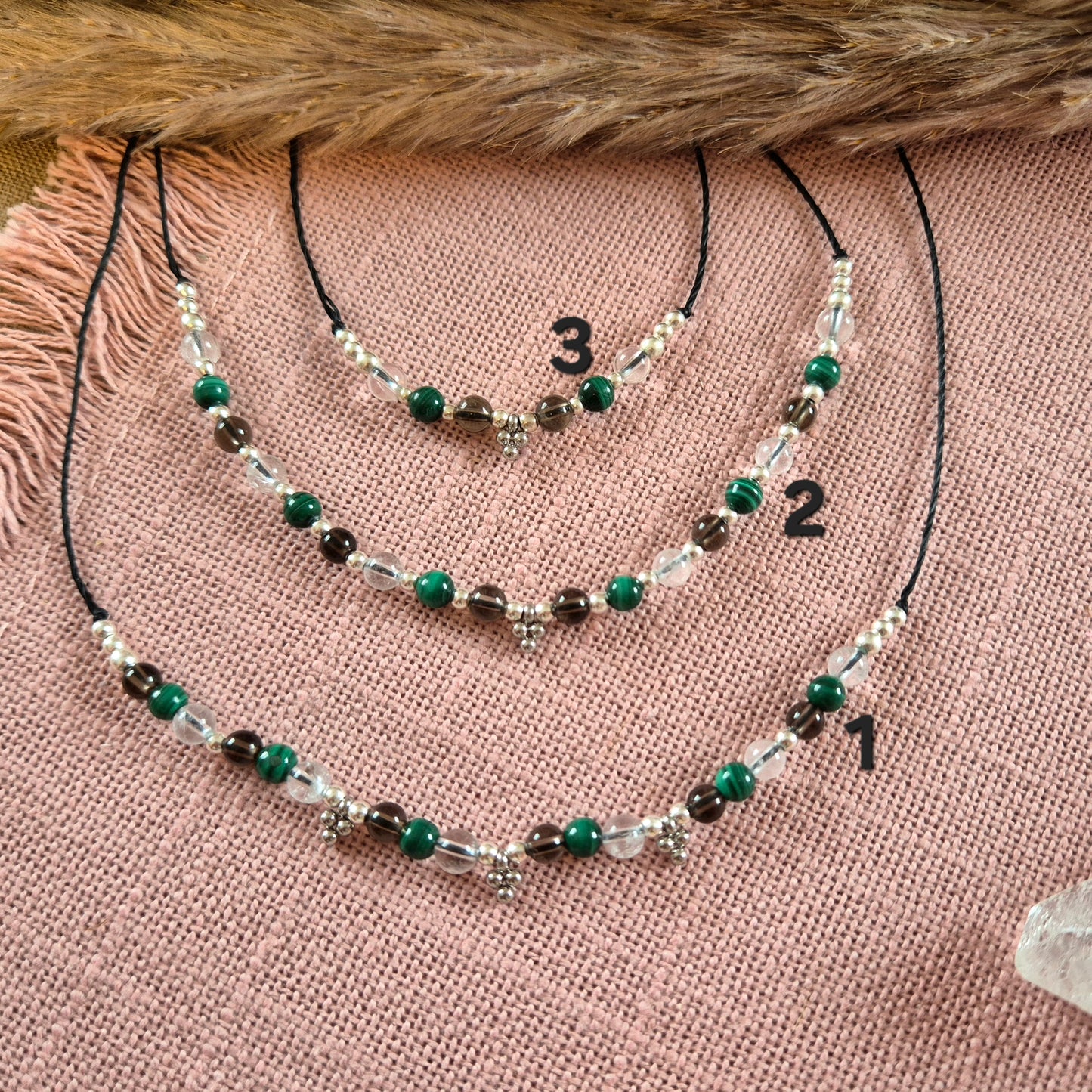 TRILOGIE DER BALANCE - KETTE/ARMBAND/OHRRINGE Silber