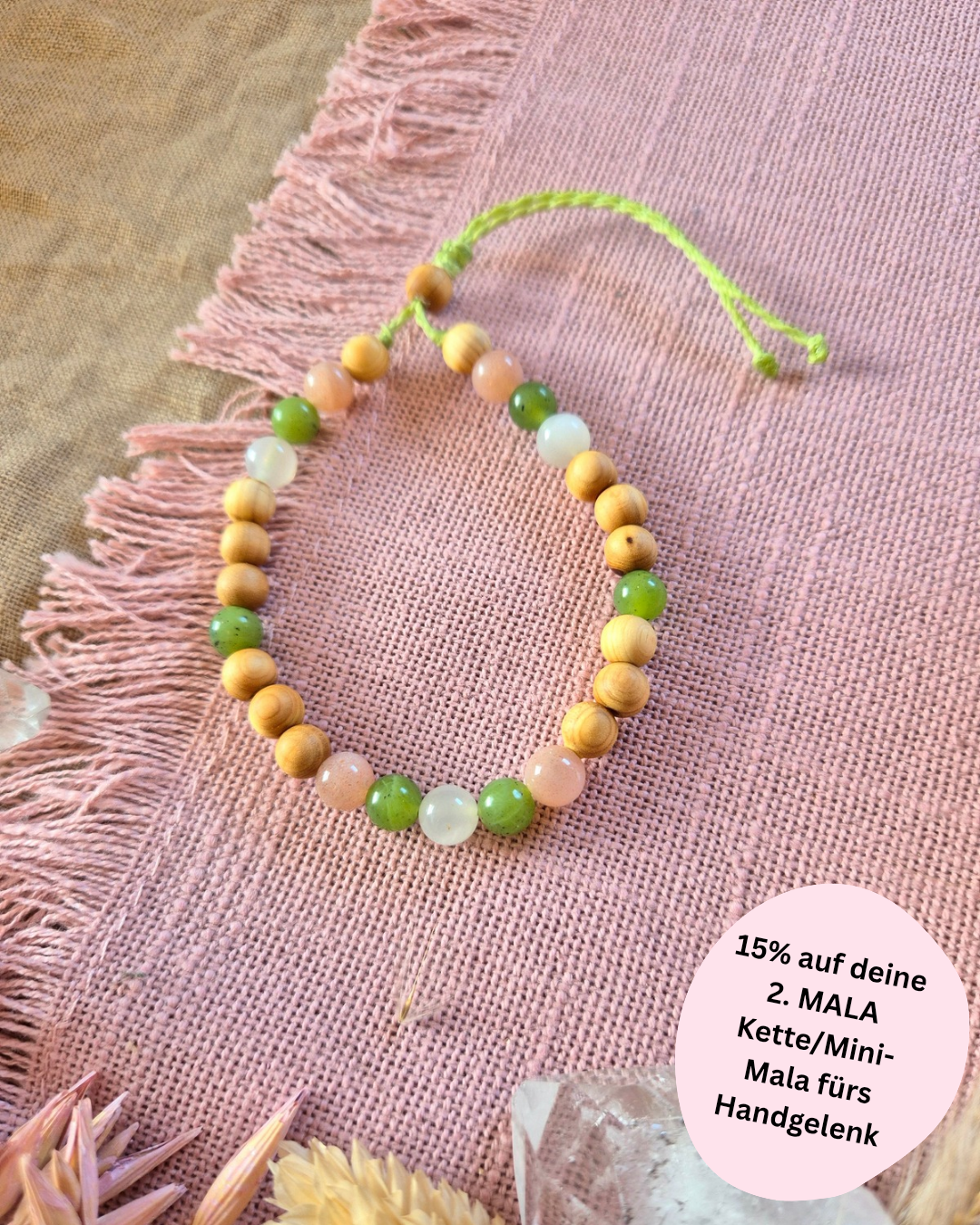 Mini-Mala fürs Handgelenk MONDRUHE