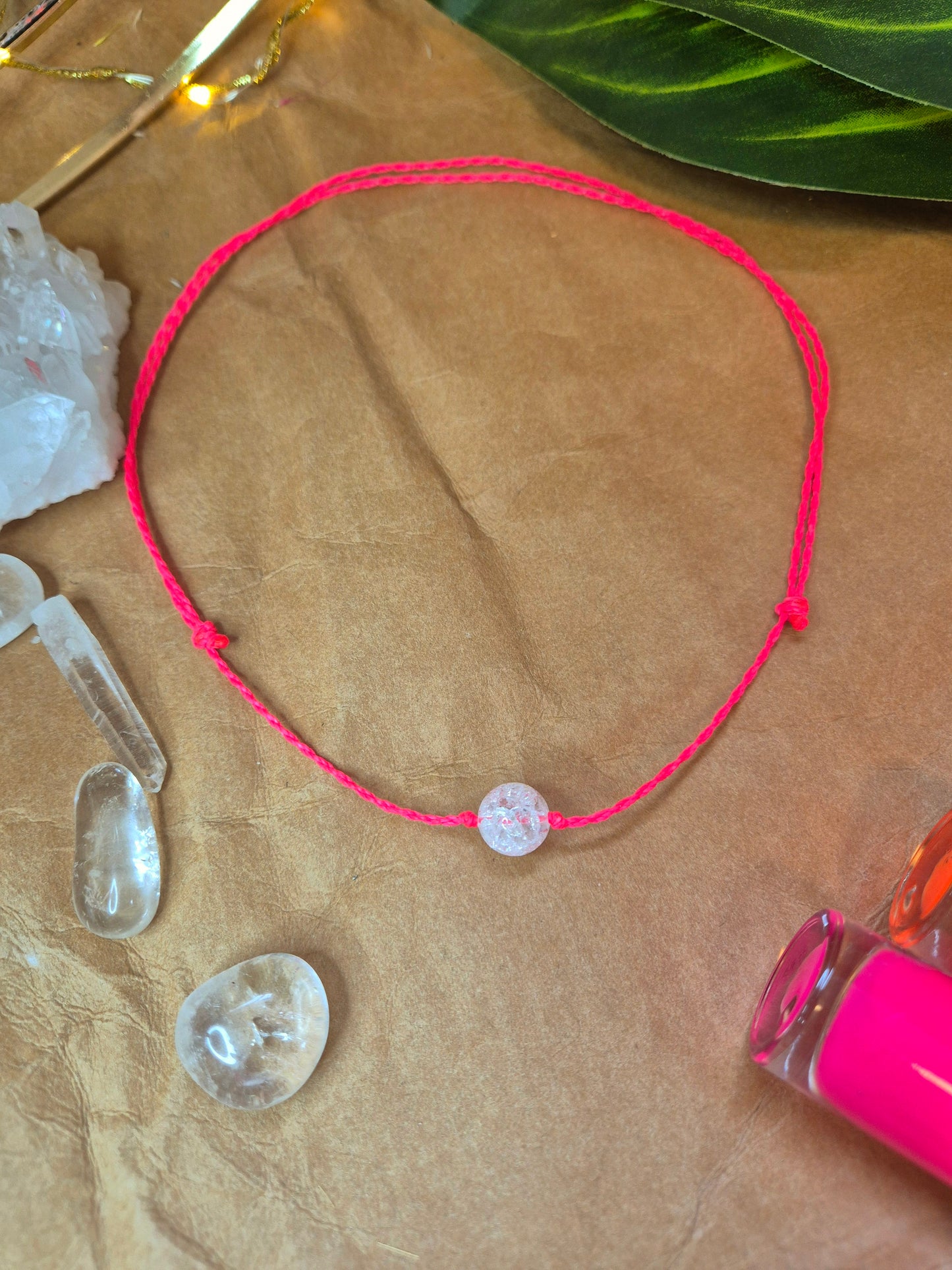 🚚 CRYSTAL WAVES - Kette Bergkristallkugel