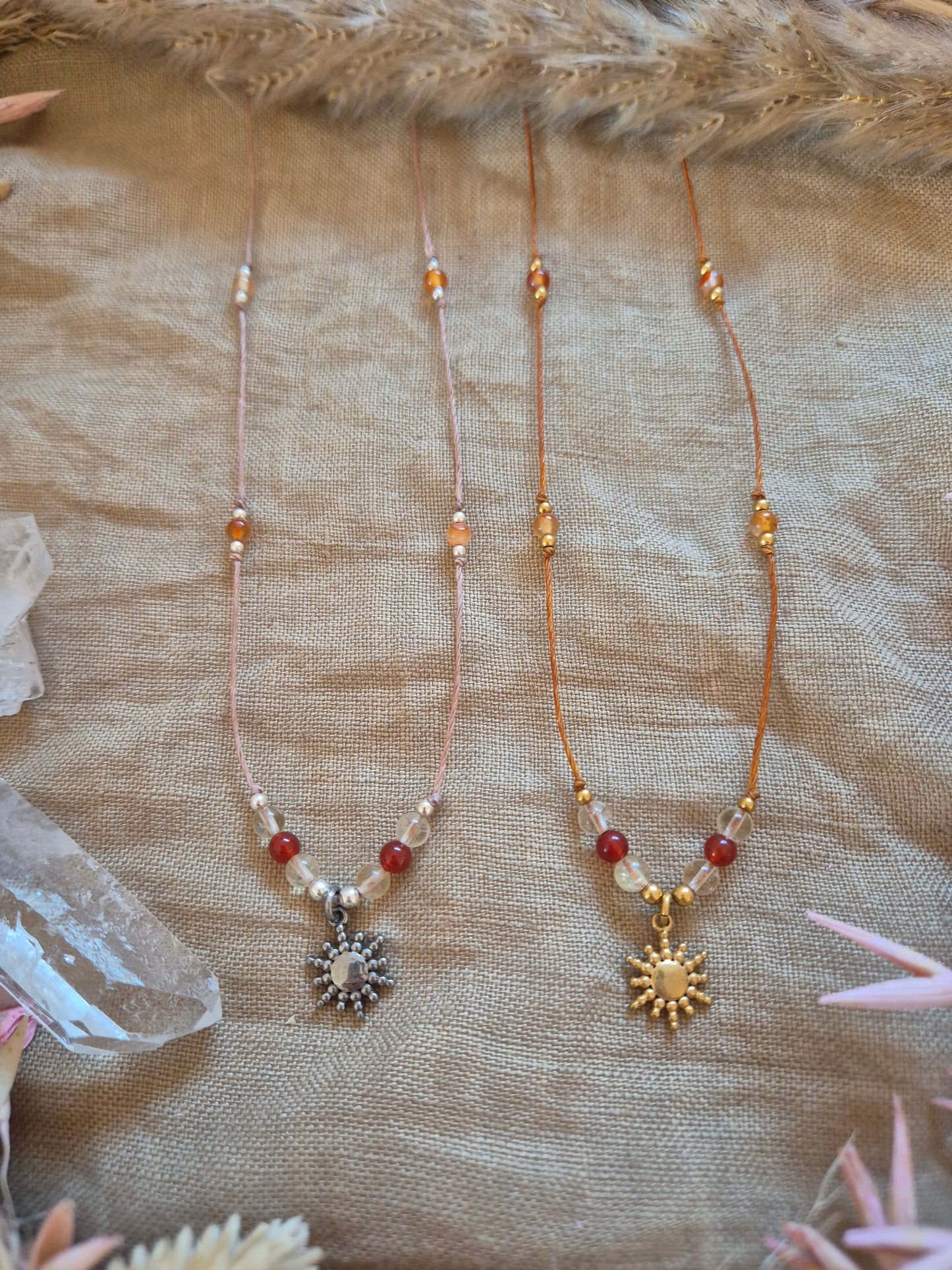 SCHMUCKSTÜCK DES MONATS- Meereszauber Sonnenkette