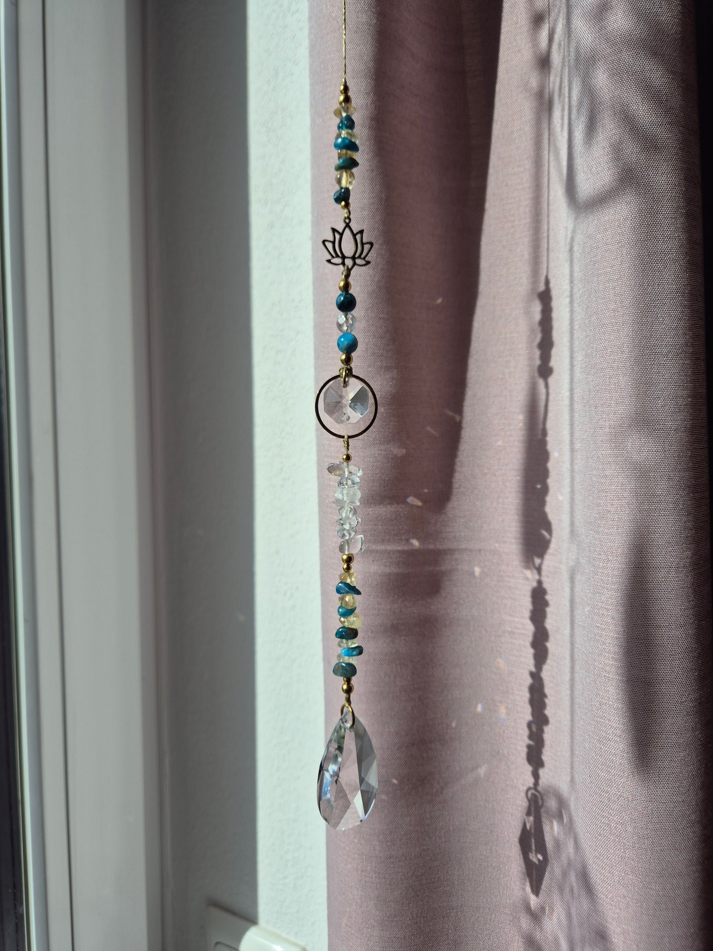 Edelstein Sonnenfänger Citrin&Apatit