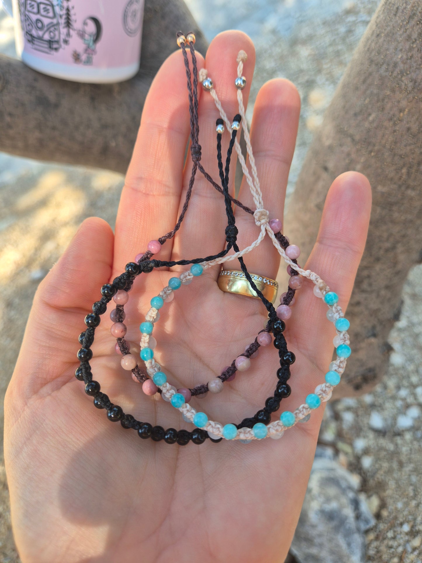 Makramee Armband 3 Varianten