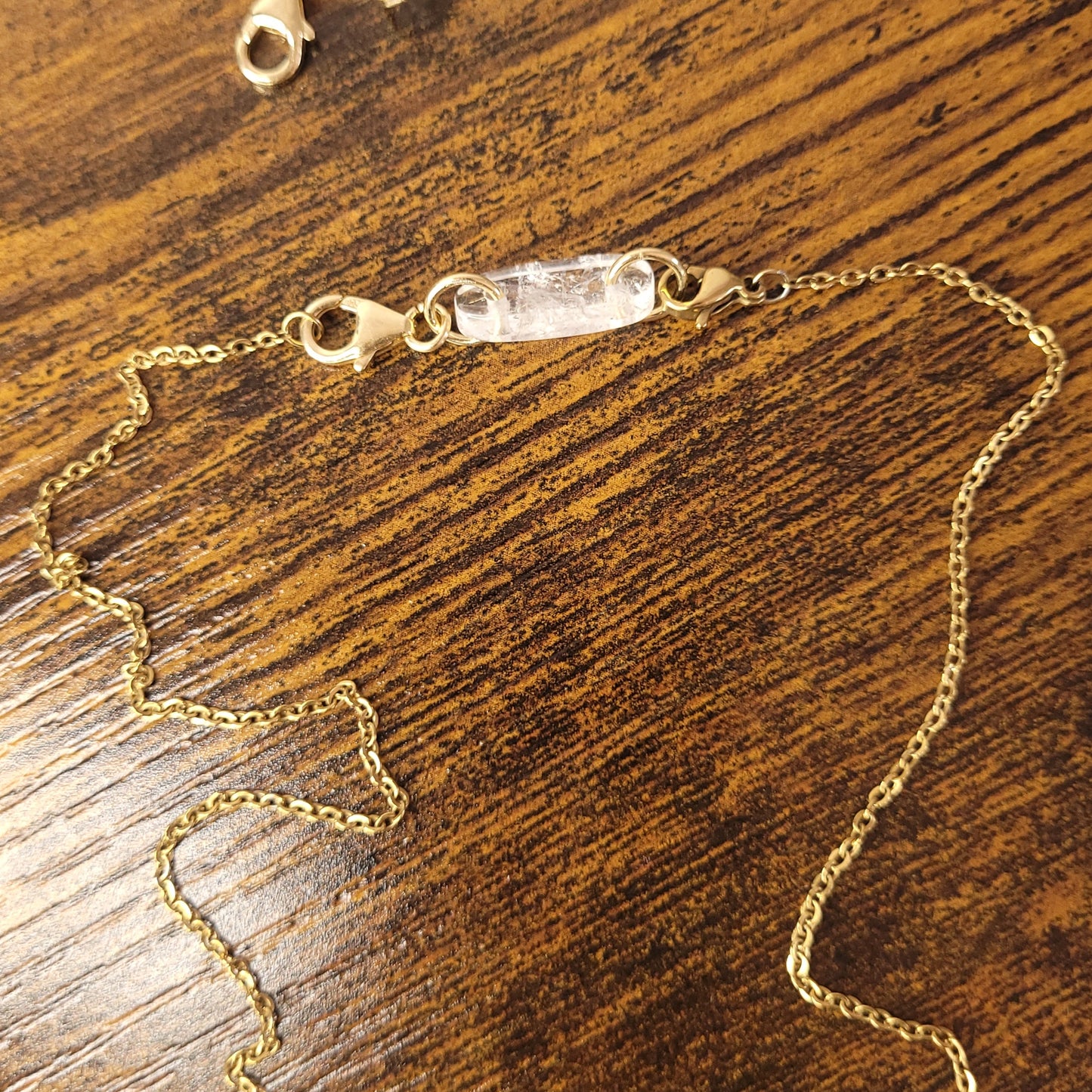 🚚 Kettenunterbrecher Bergkristall Edelstahl Gold & Silber