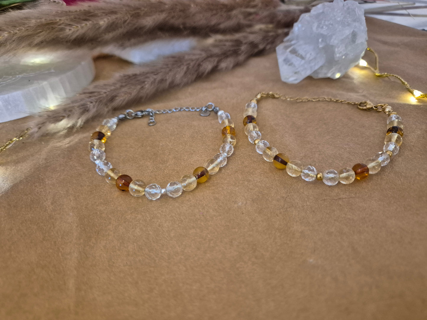Armkettchen LICHTZAUBER Silber/Gold