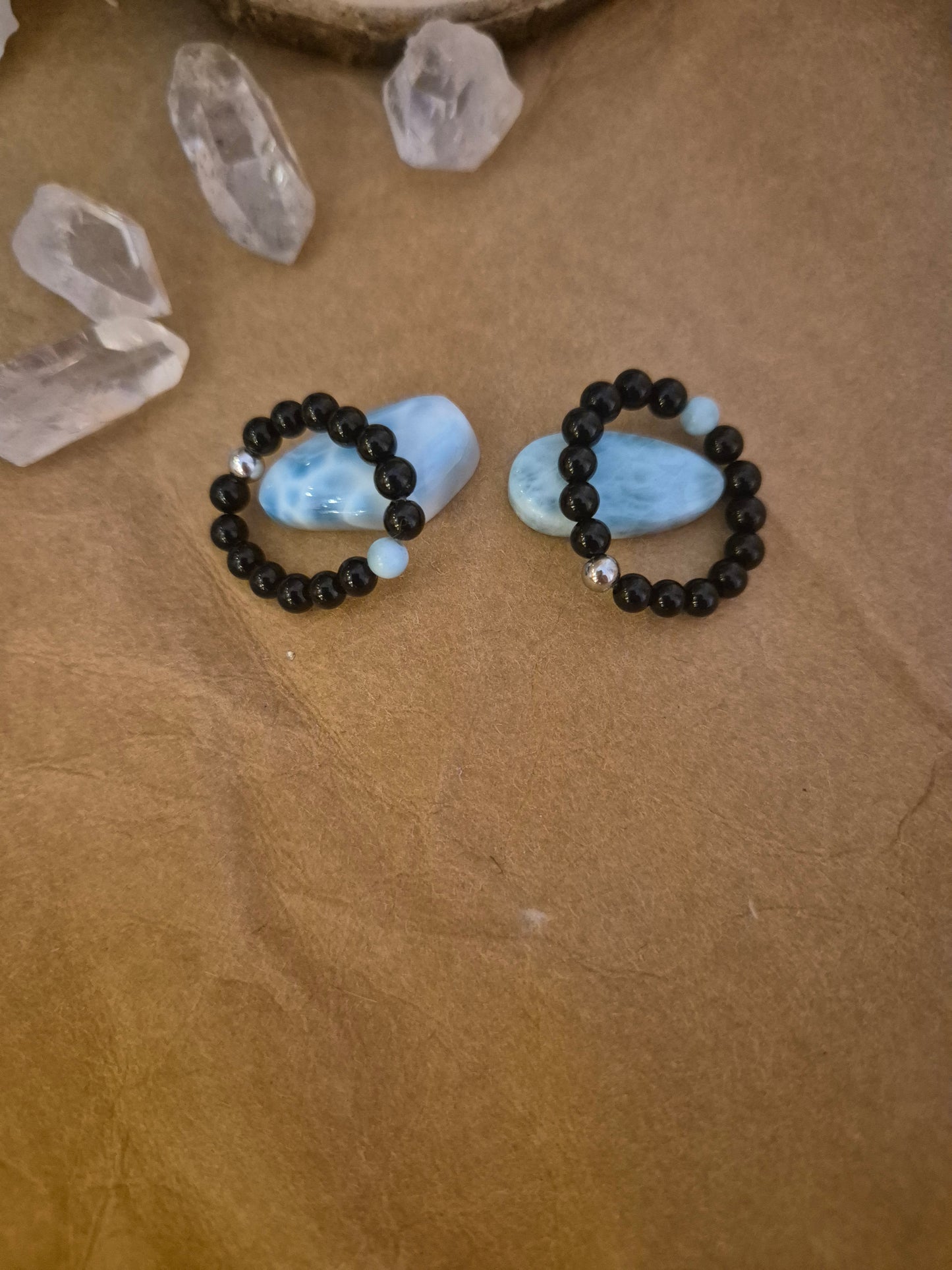 LUMANI Ring Onyx-Larimar 20% ab 3Stück