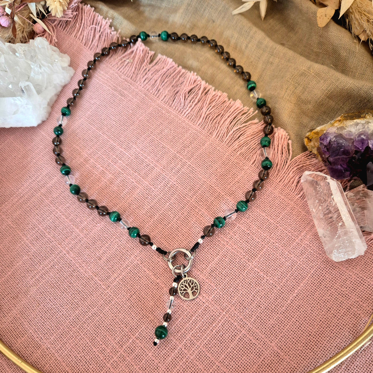 SPECIAL EDITION Trilogie der Balance Silber | Mix& Match Lieblings-Kette -Die wandelbare Mix & Match Kette mit Wechselkarabiner und austauschbaren Charms.