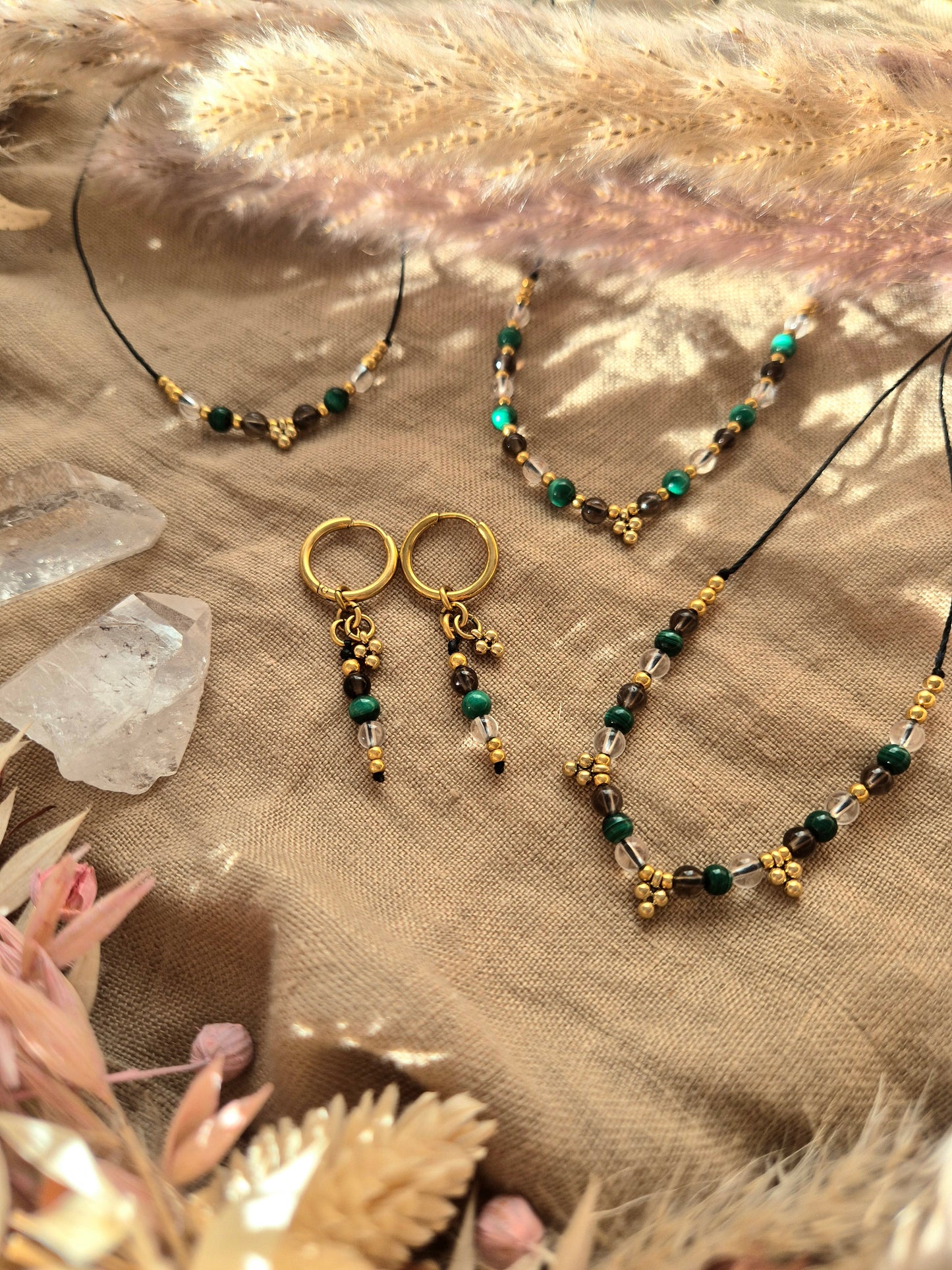 🚚TRILOGIE DER BALANCE - KETTE/ARMBAND/OHRRINGE