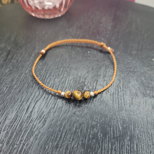 Gekordeltes Edelsteinarmband personalisierbar