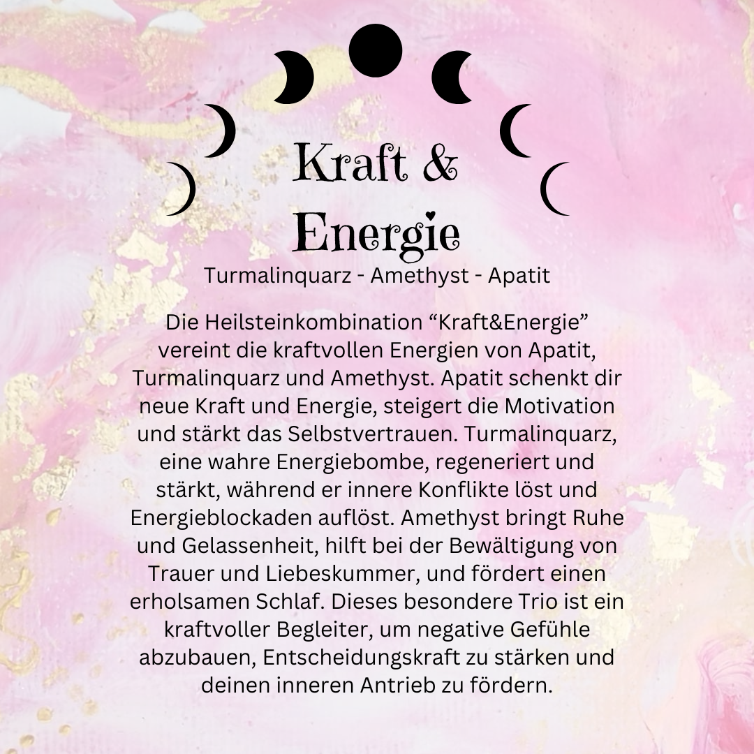 Lebensbegleiter "Kraft & Energie"  Armband personalisierbar