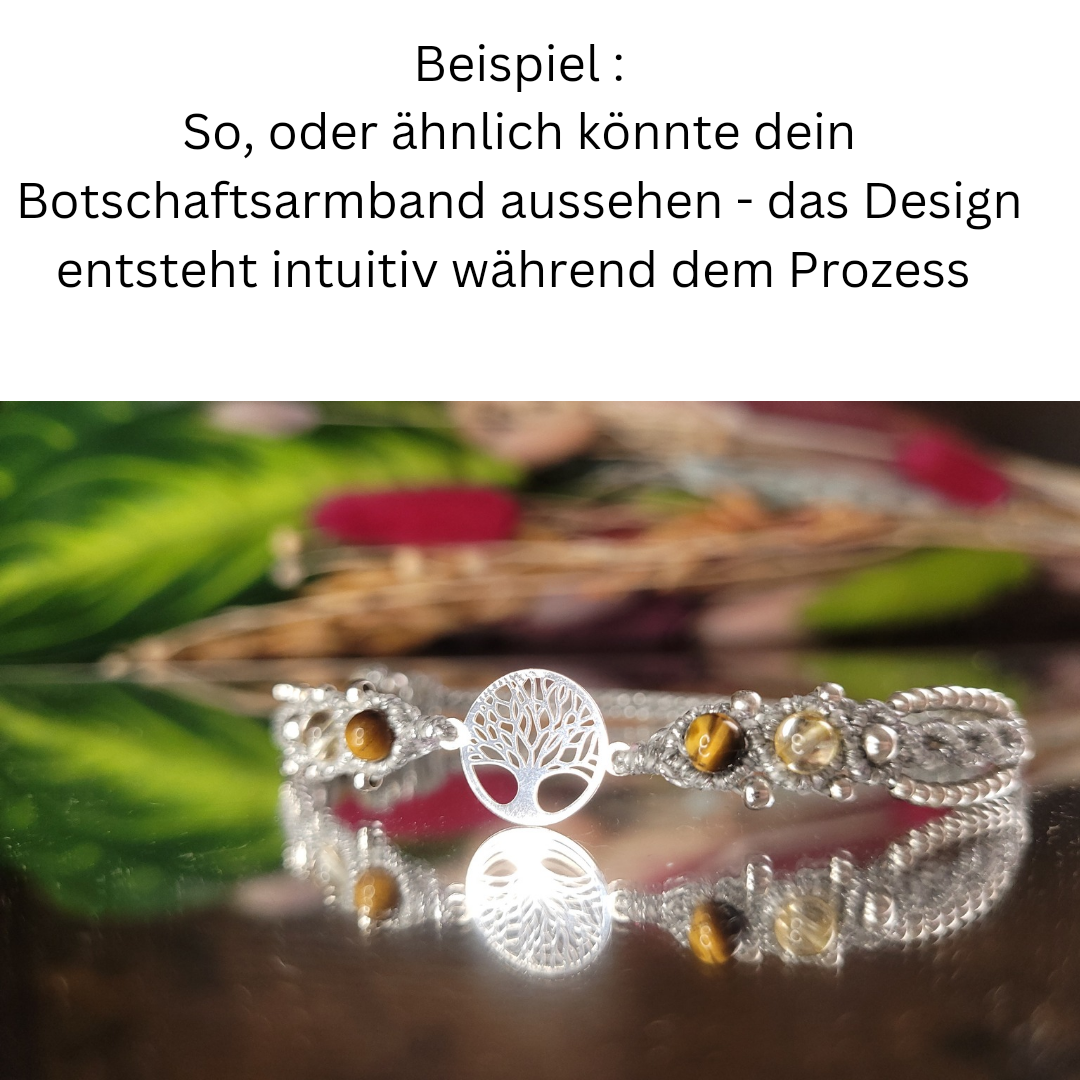 BOTSCHAFTS-ARMBAND INTUITIV medium