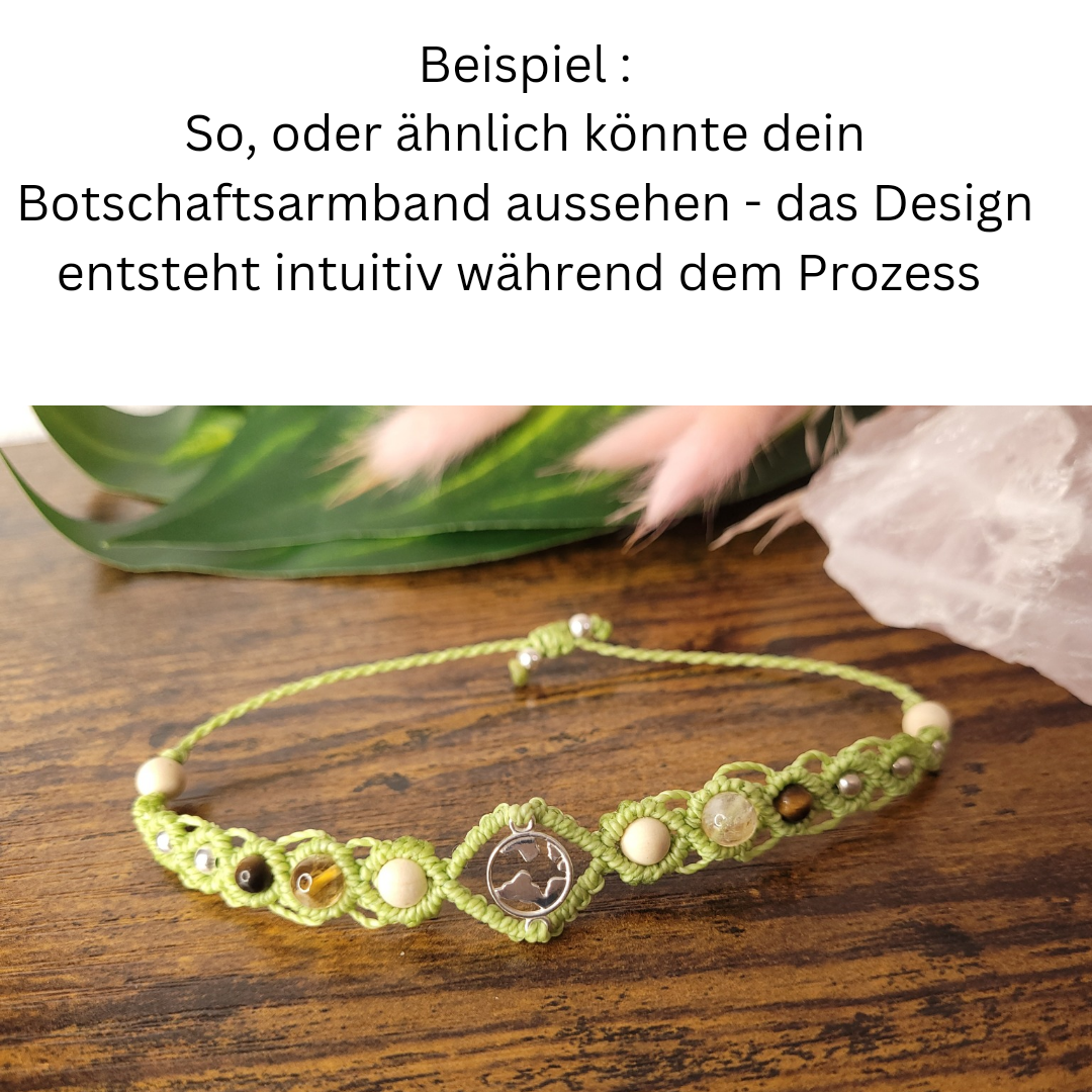 BOTSCHAFTS-ARMBAND INTUITIV medium
