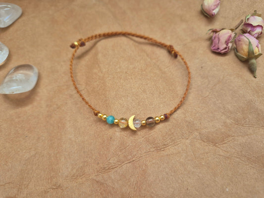 🚚 MOON MAGIC -Mondzyklus Armband Gold/Silber/Rosé-Caramel