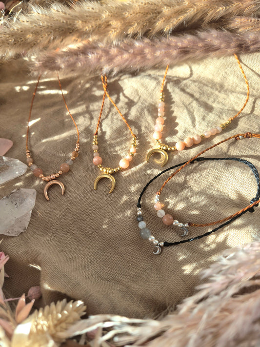 🚚 LUNARA Mondsteinarmband – Schmuck mit Mondenergie und Intuition Silber