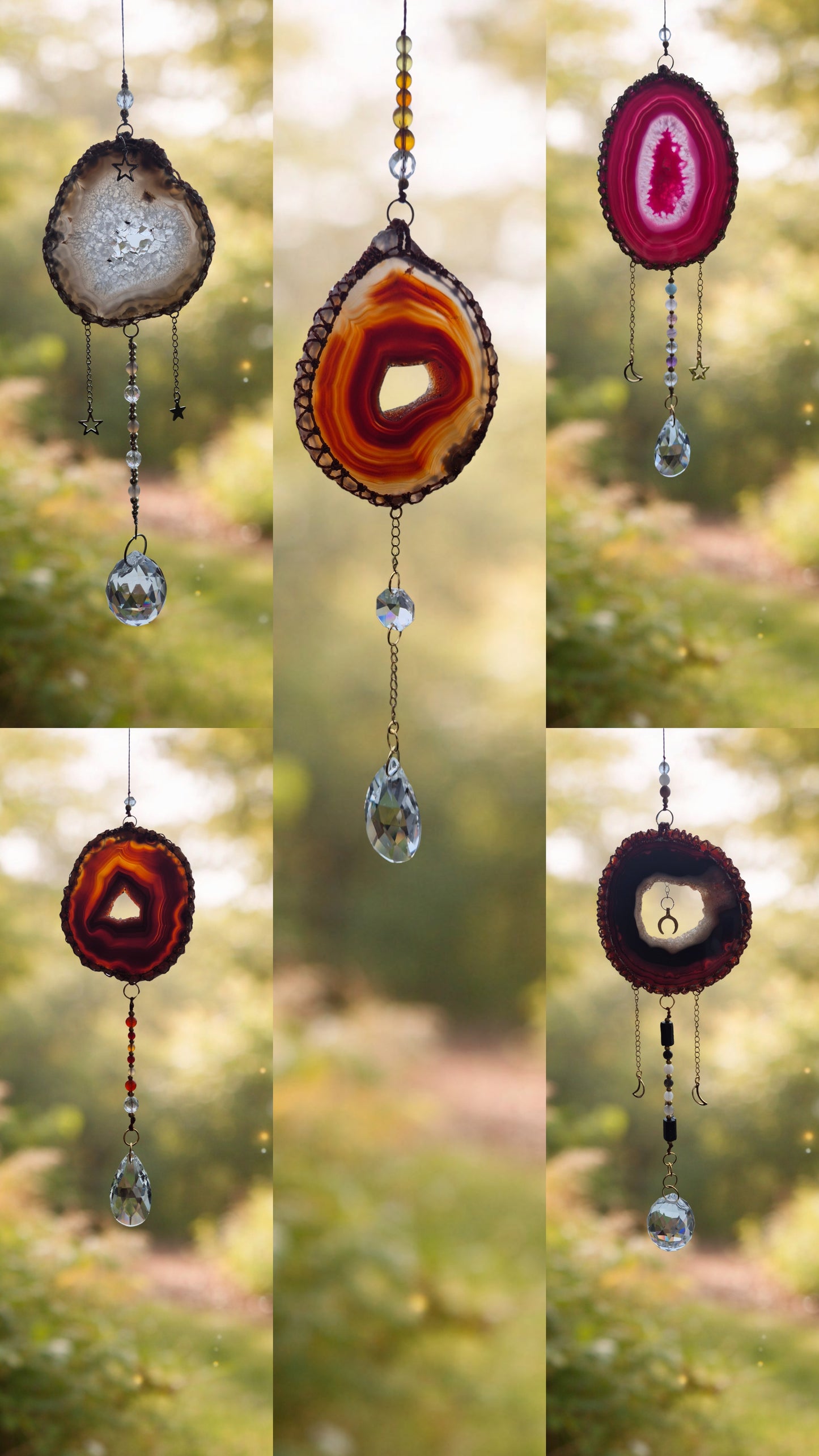 🚚LUMARIA  Einzigartiger Sonnenfänger mit Achatscheibe