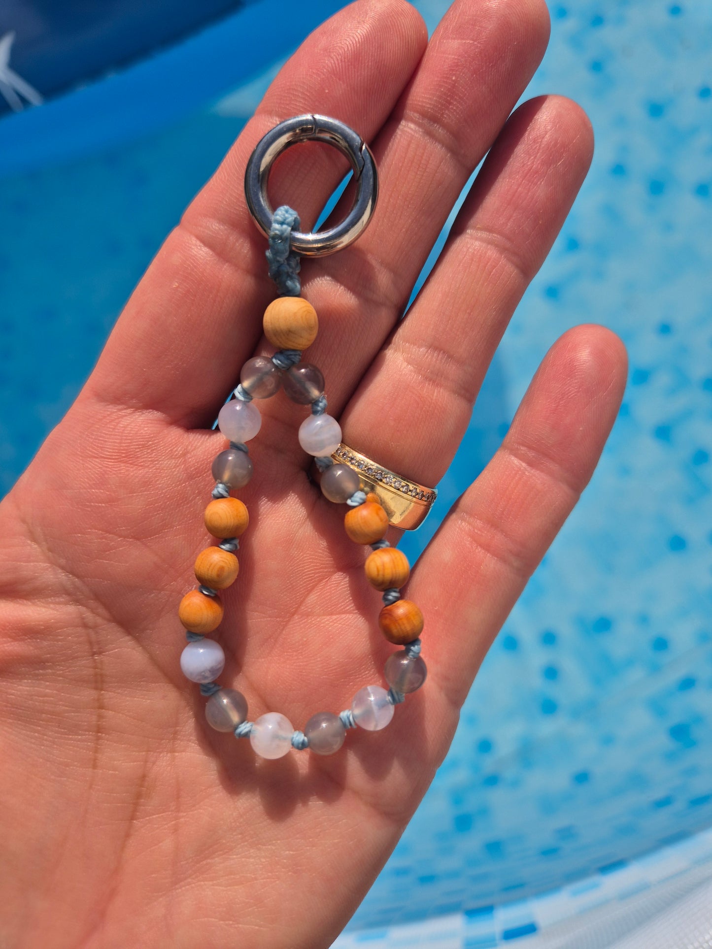 Micro-Mala – dein Mini-Ritual für Achtsamkeit mit Edelstein/Zedernholz MIX&MATCH !!!GRATIS CHARM SOLANGE DER VORRAT REICHT!!!