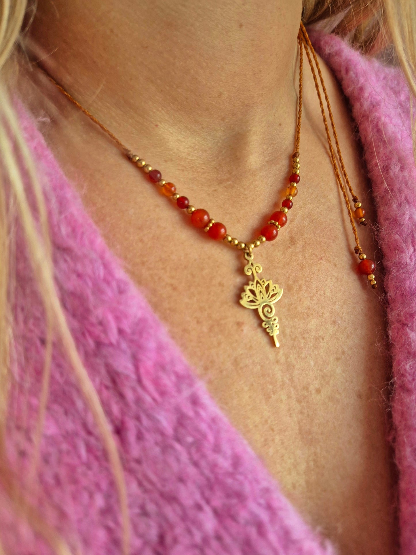 Lotus Kette/Armband "Ich öffne mich – Für Liebe, Lust & Lebendigkeit"