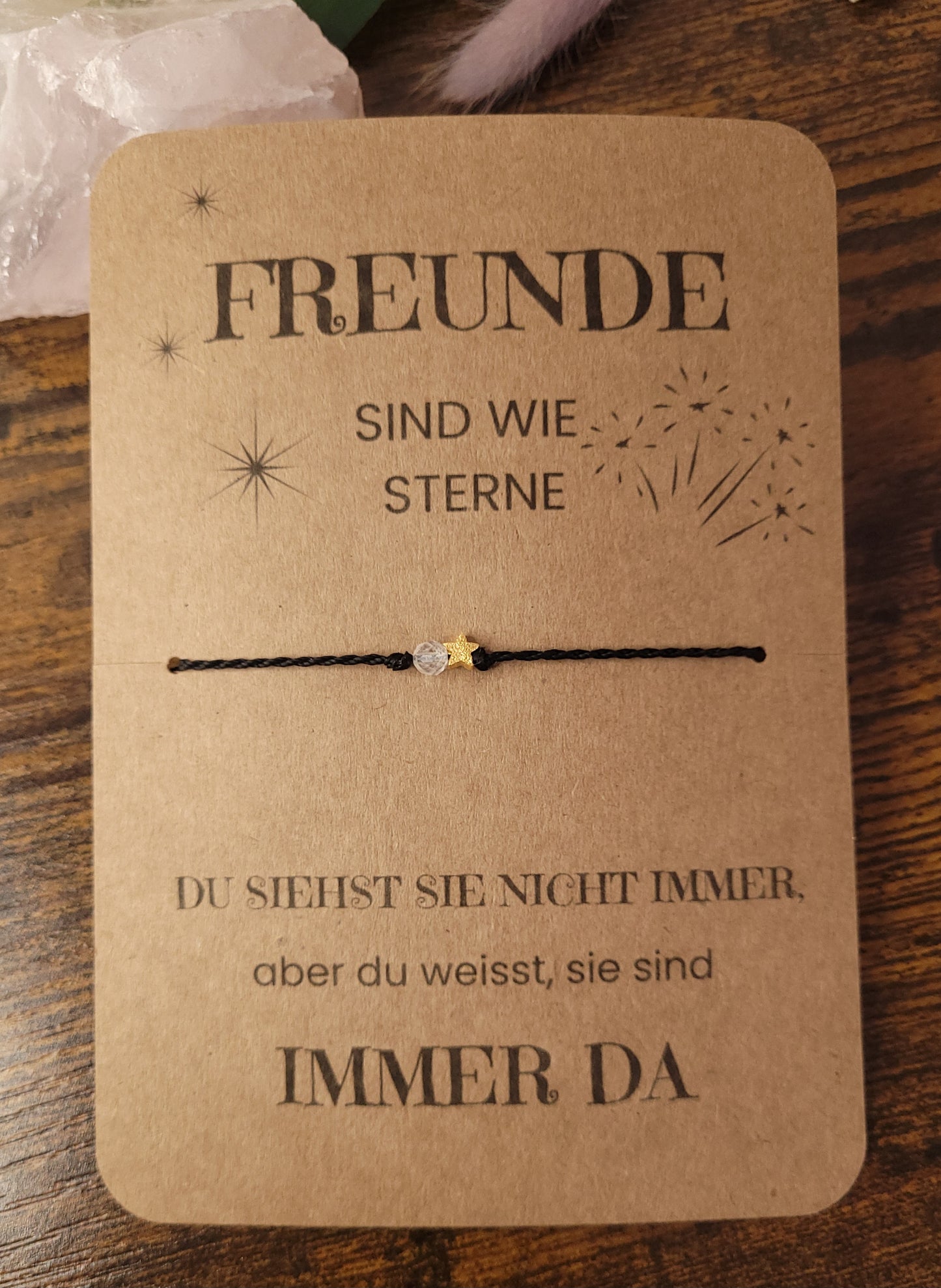 STERNE 2er Set "Freude" Armbänder personalisierbar