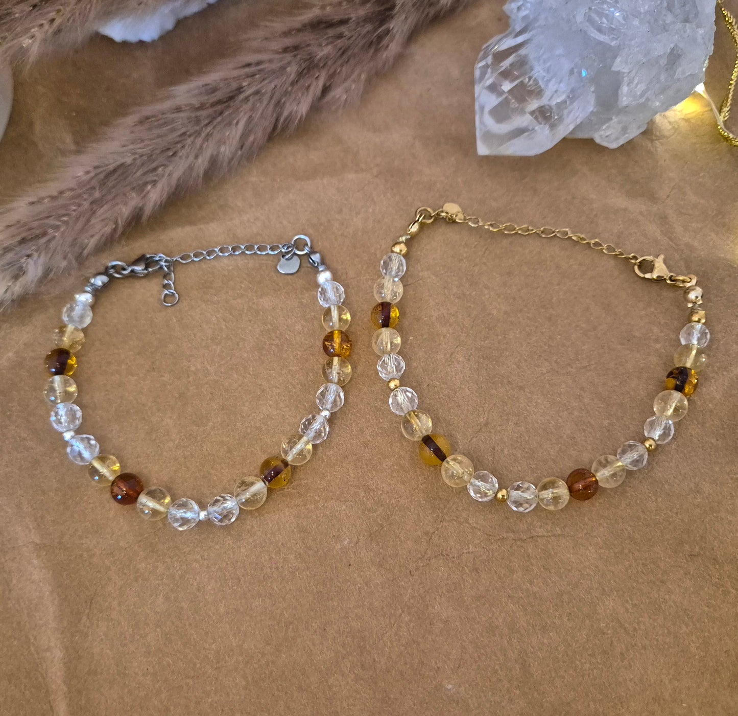 Armkettchen LICHTZAUBER Silber/Gold