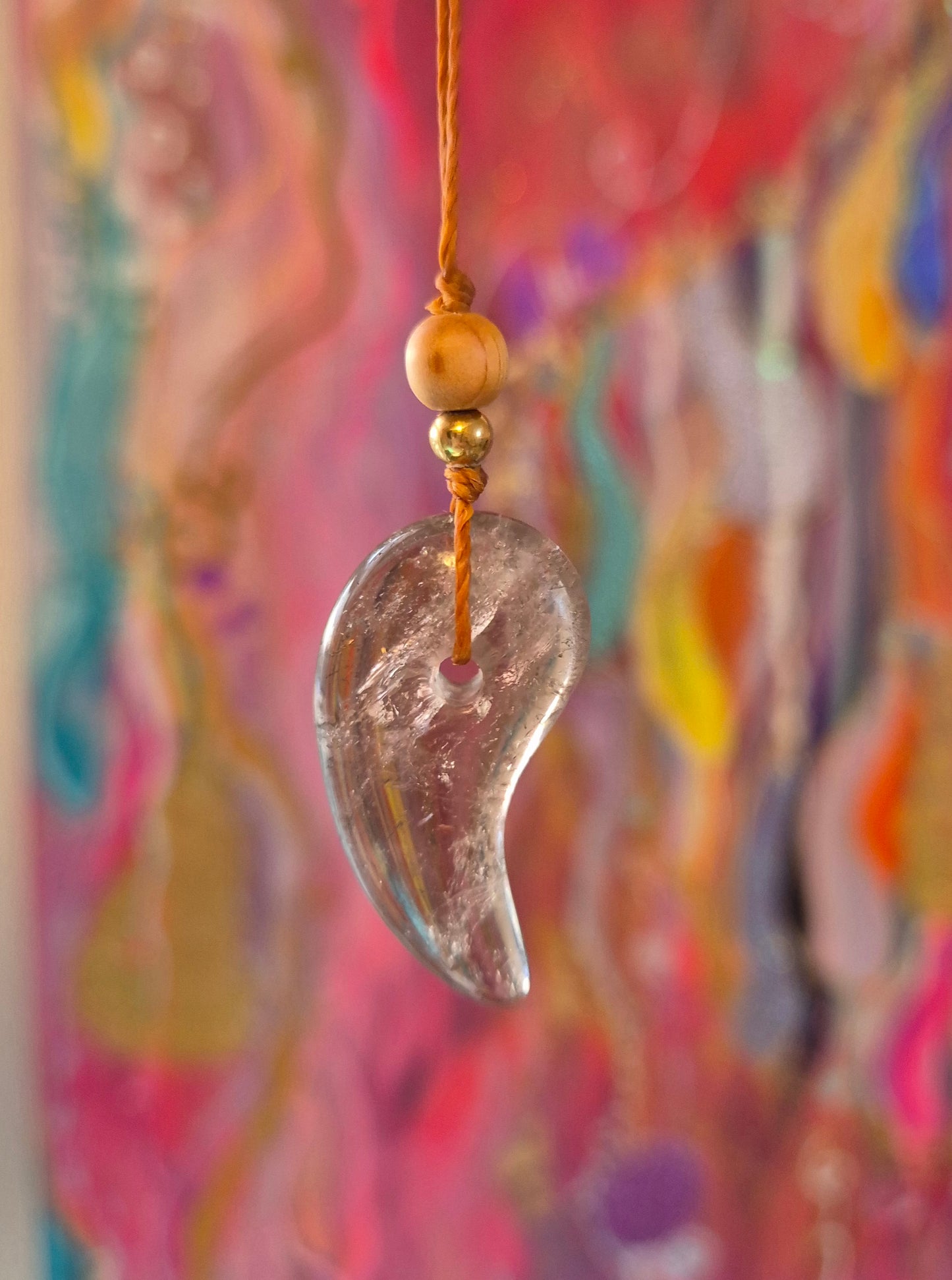 Magatama Rauchquarz Kette Body Diffuser