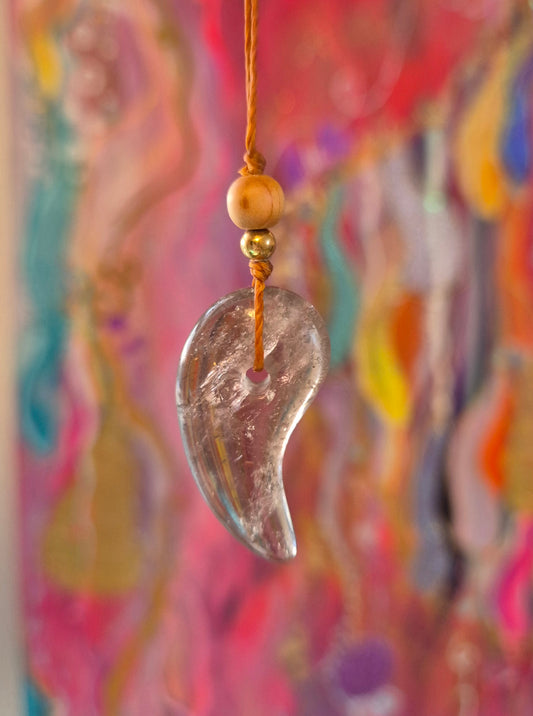Magatama Rauchquarz Kette Body Diffuser