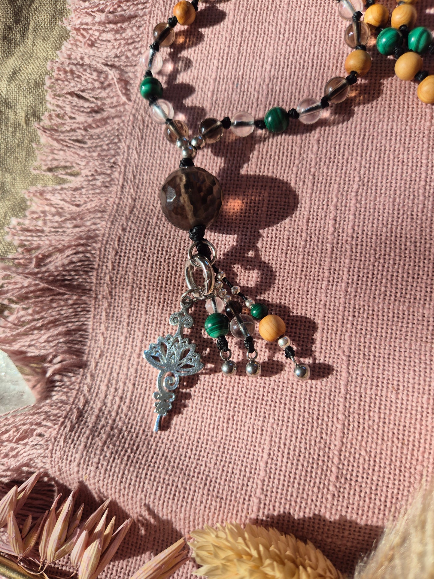 3/4 Mala TRILOGIE DER BALANCE inkl. Wechselanhänger Lotusblüte