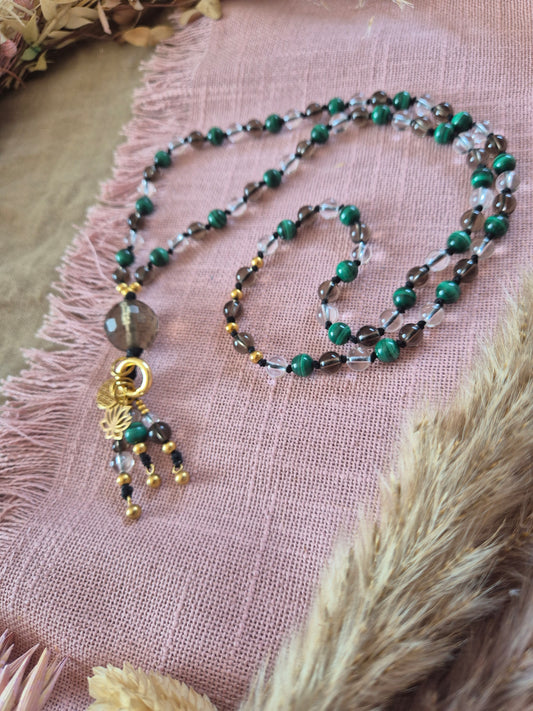 3/4 Mala TRILOGIE DER BALANCE inkl. Wechselanhänger Lotusblüte