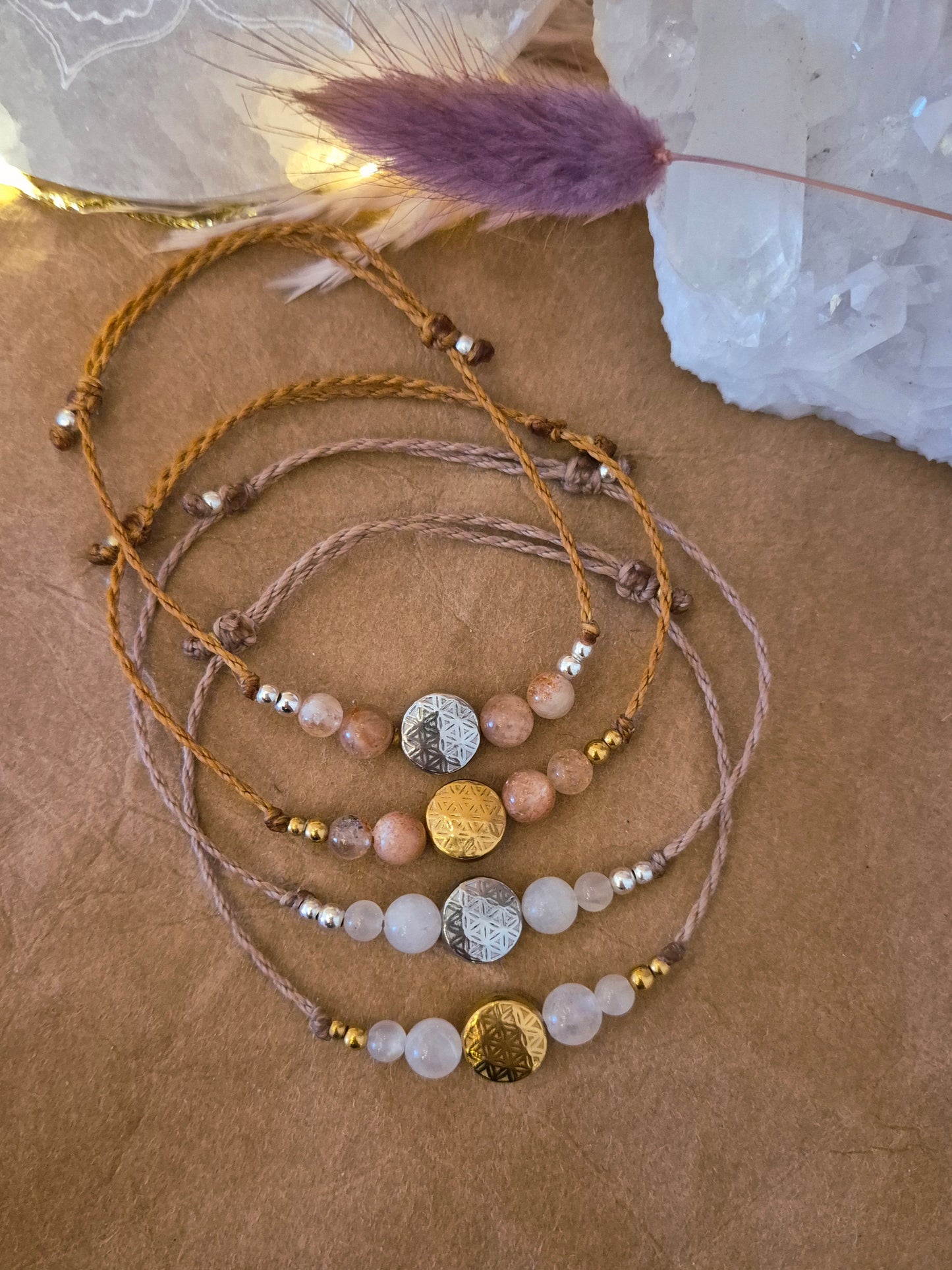 Lebensbegleiter Herzstück Mondstein/Sonnenstein