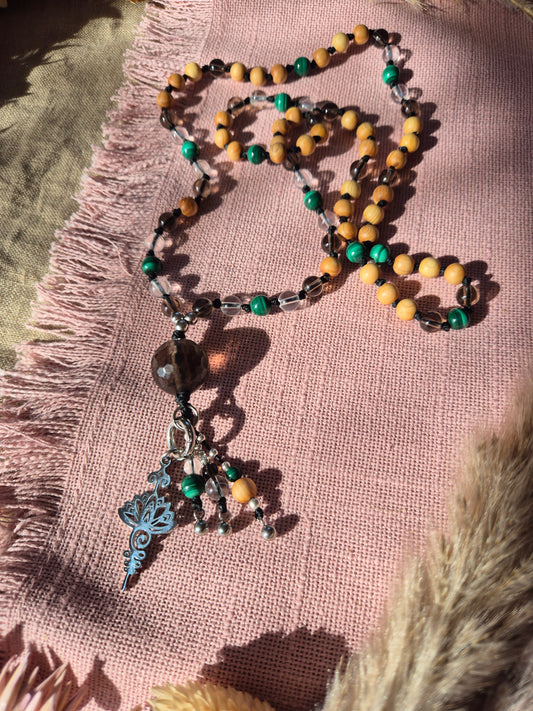 3/4 Mala TRILOGIE DER BALANCE inkl. Wechselanhänger Lotusblüte