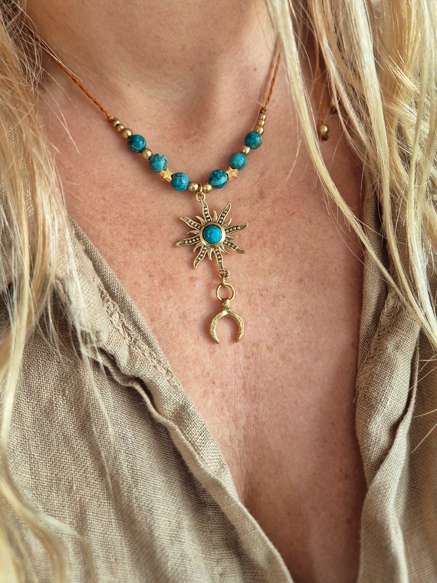 🚚 SOLUNA Kette  Türkis