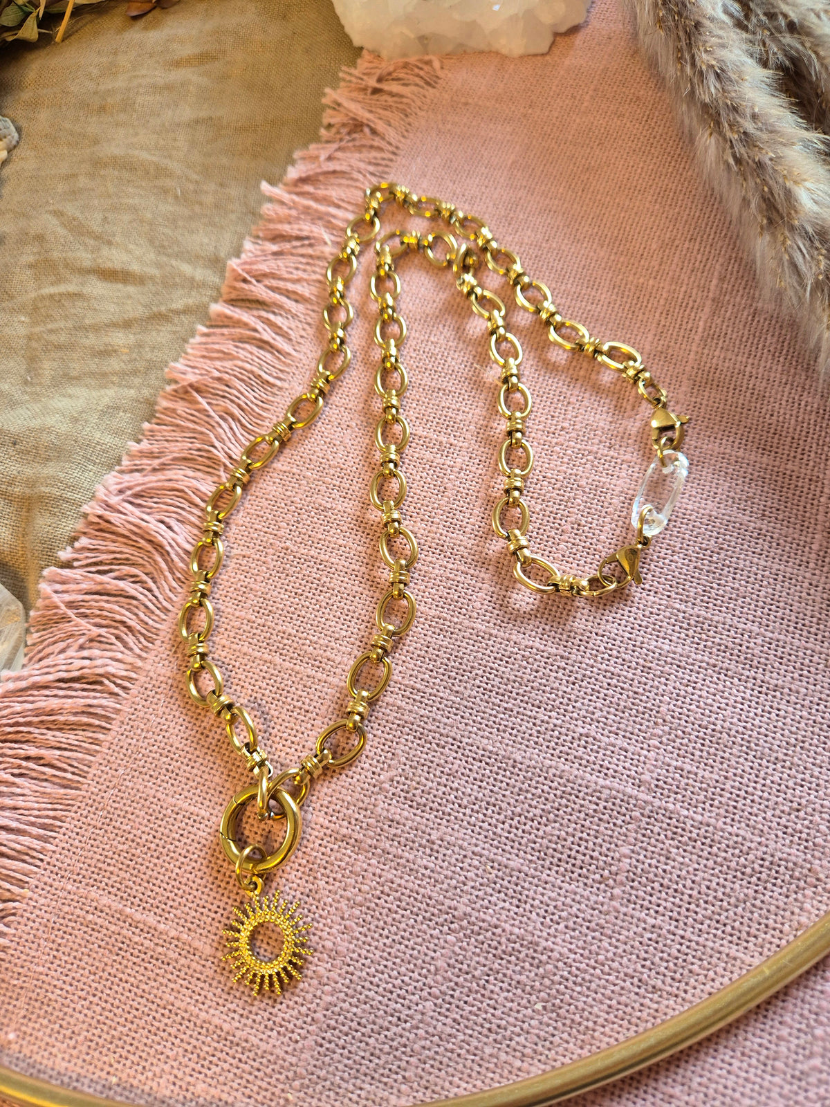 VORBESTELLUNG ZUM REDUZIERTEN PREIS - LIEFERZEIT 2 WOCHEN Mix& Match Kette -Die wandelbare Mix & Match Kette inkl. Wechselkarabiner&Sonnen-Charm