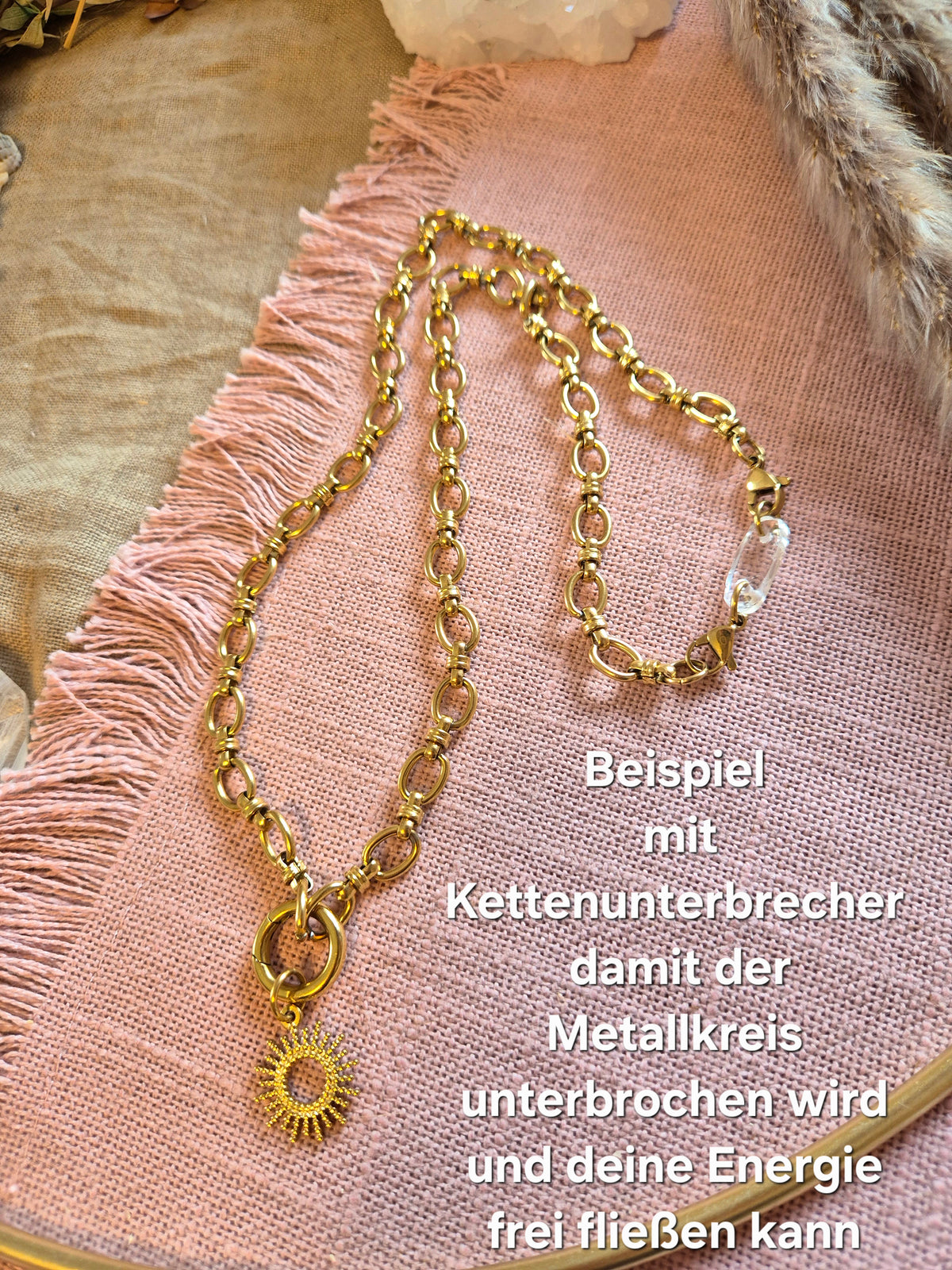 VORBESTELLUNG ZUM REDUZIERTEN PREIS - LIEFERZEIT 2 WOCHEN Mix& Match Kette -Die wandelbare Mix & Match Kette inkl. Wechselkarabiner&Sonnen-Charm