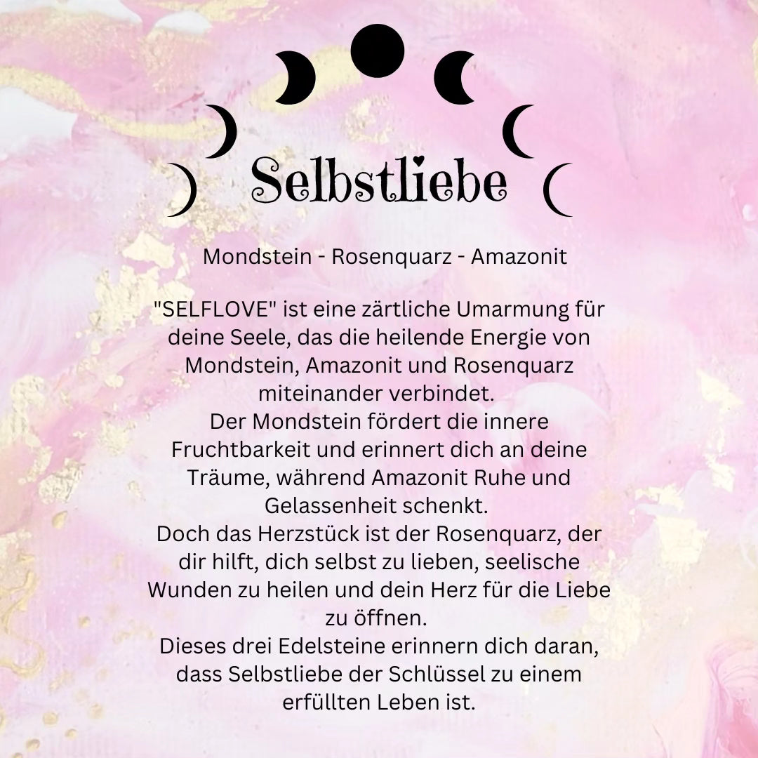 Lebensbegleiter "SELFLOVE" Armband personalisierbar