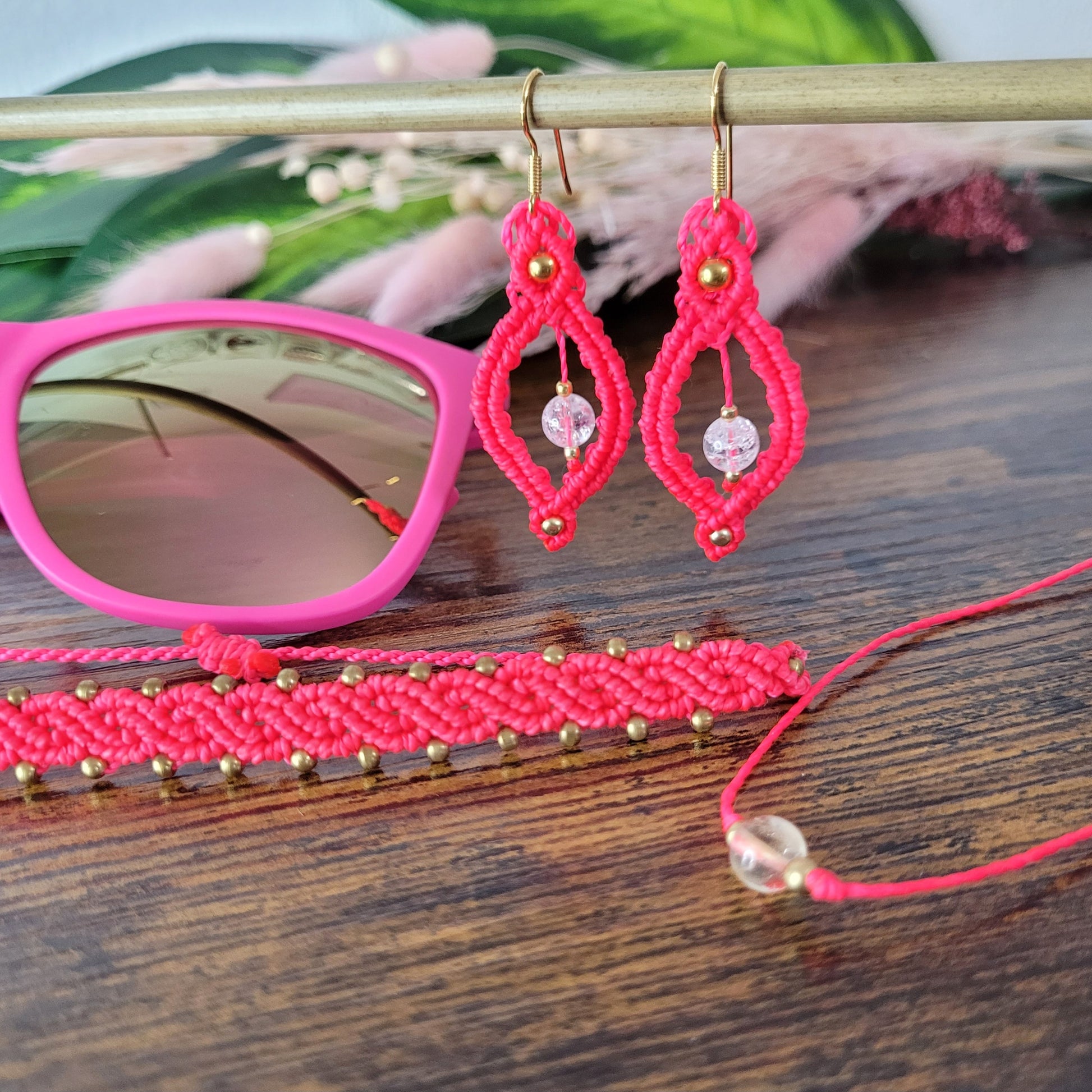 Think Pink Special Set "Setz doch mal die Rosarote Brille auf! Sommer Schmuckset 2024