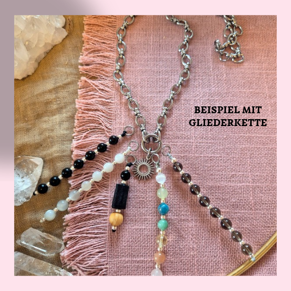 VORBESTELLUNG ZUM REDUZIERTEN PREIS - LIEFERZEIT 2 WOCHEN Mix& Match Kette -Die wandelbare Mix & Match Kette inkl. Wechselkarabiner&Sonnen-Charm