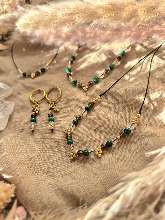 🚚TRILOGIE DER BALANCE - KETTE/ARMBAND/OHRRINGE