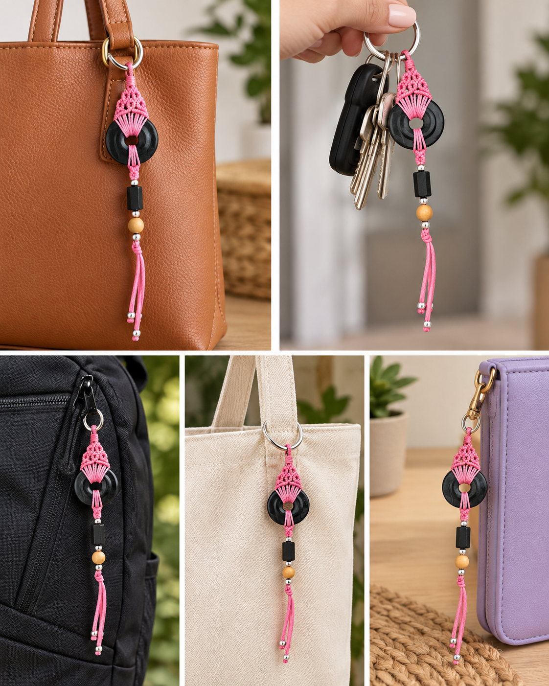 Handtaschen/Schlüssel-Anhänger -Schutz-Turmalin