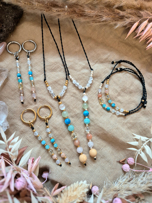 BUNDLE Kette/Ohrringe/Armband CHAKRA Gold
