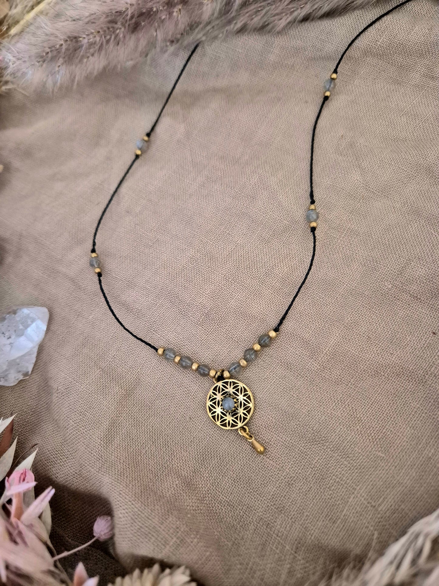 Meereszauber inspiriert von Kroatien  - Lebensblume Kette