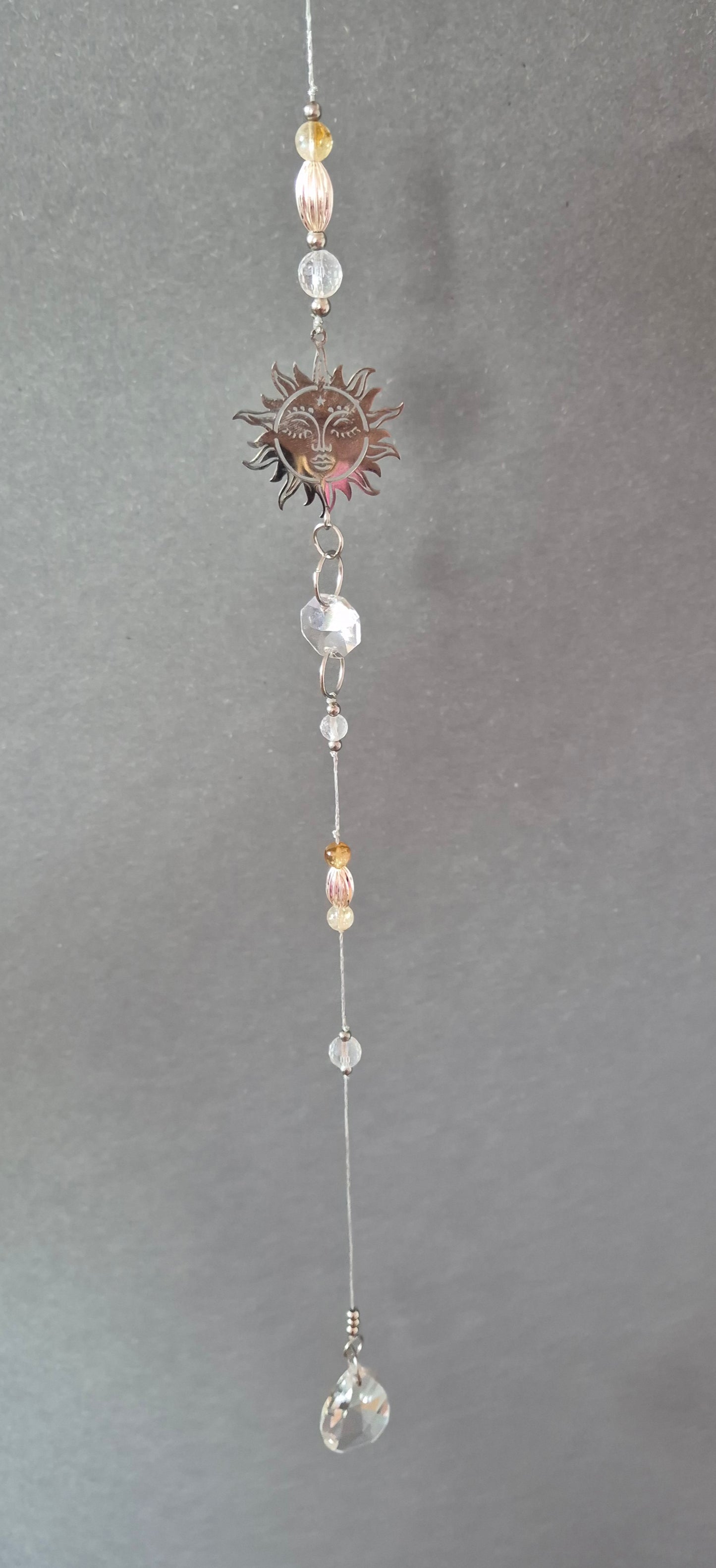 Edelstein Sonnenfänger Citrin & Sonne